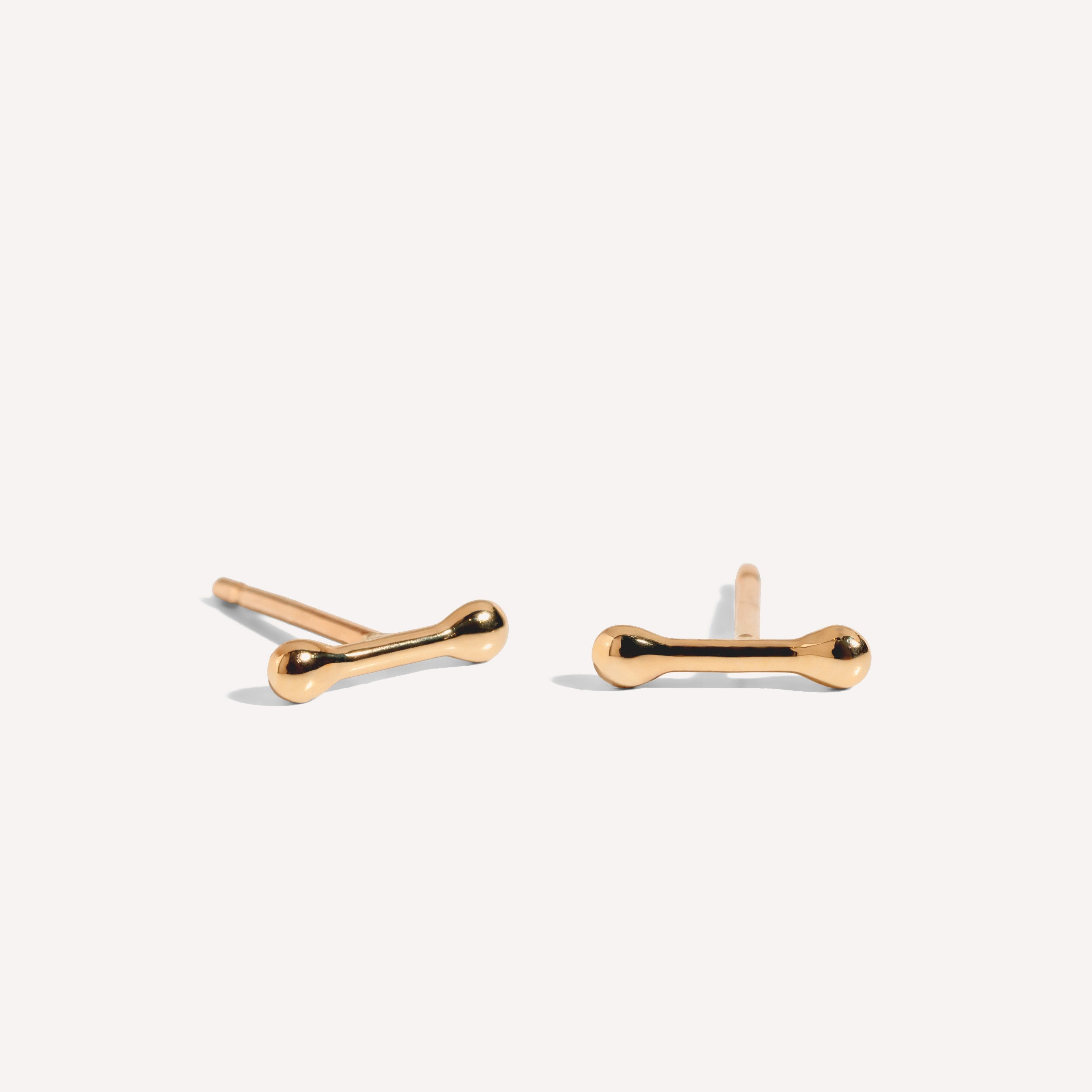 Golden Bar Studs