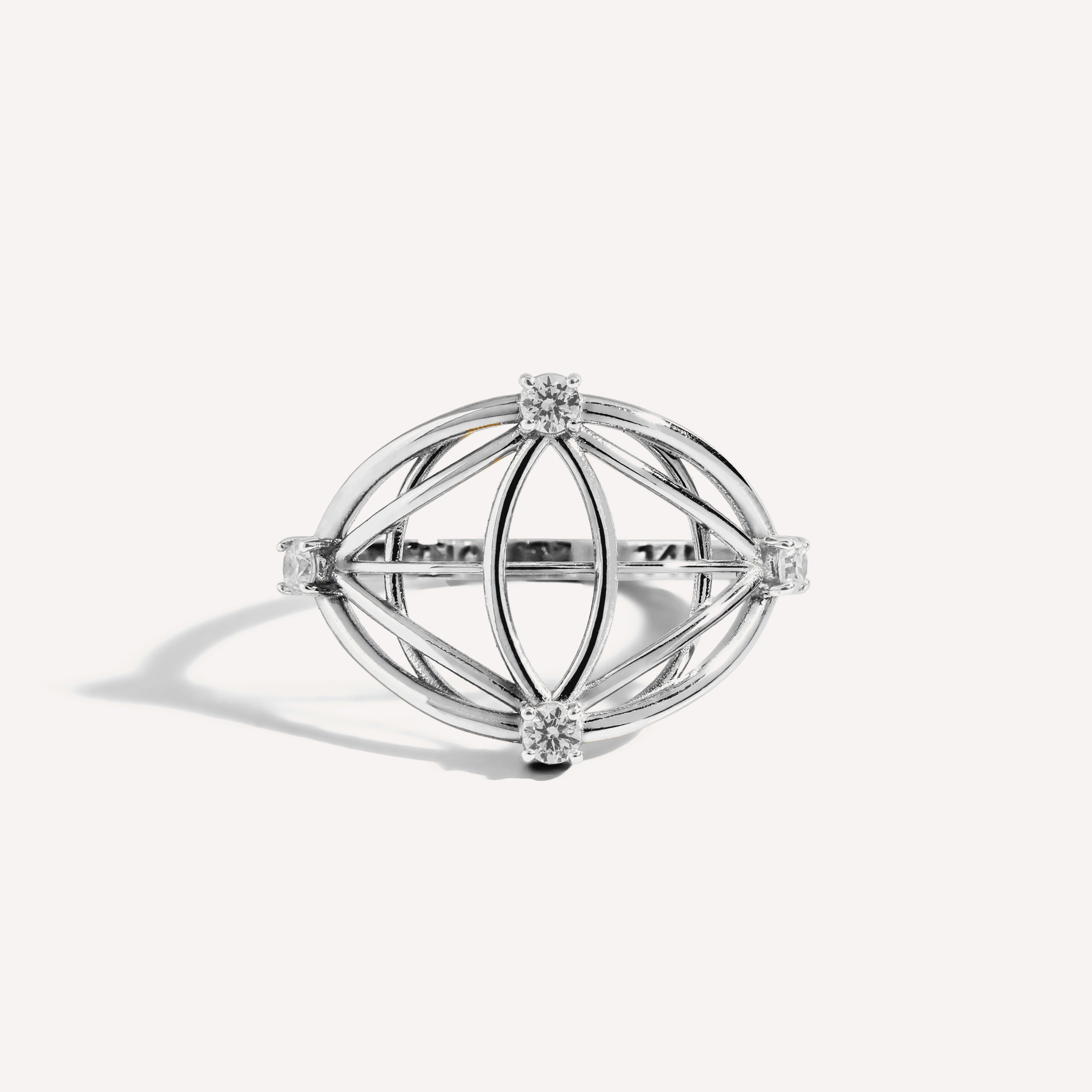 Evil Eye Evolves Diamond Ring