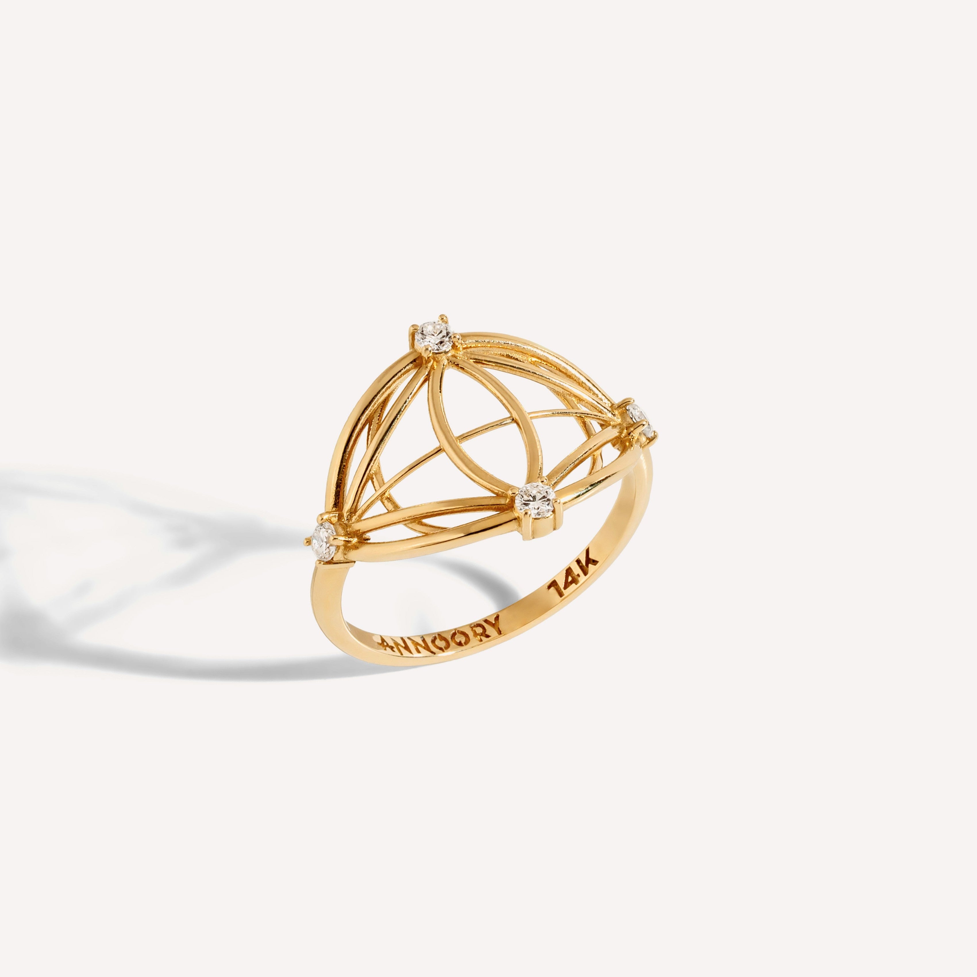 Evil Eye Evolves Diamond Ring