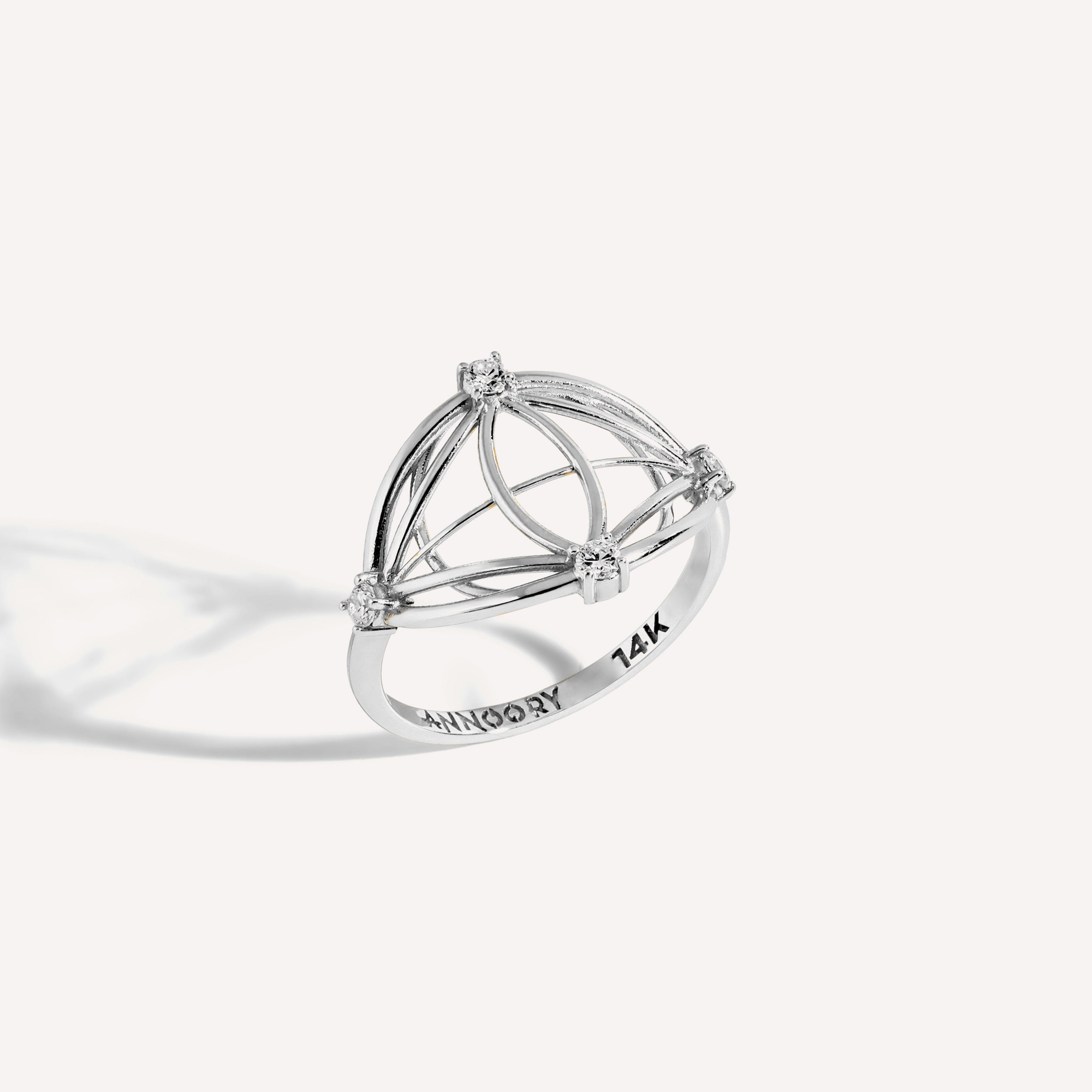 Evil Eye Evolves Diamond Ring