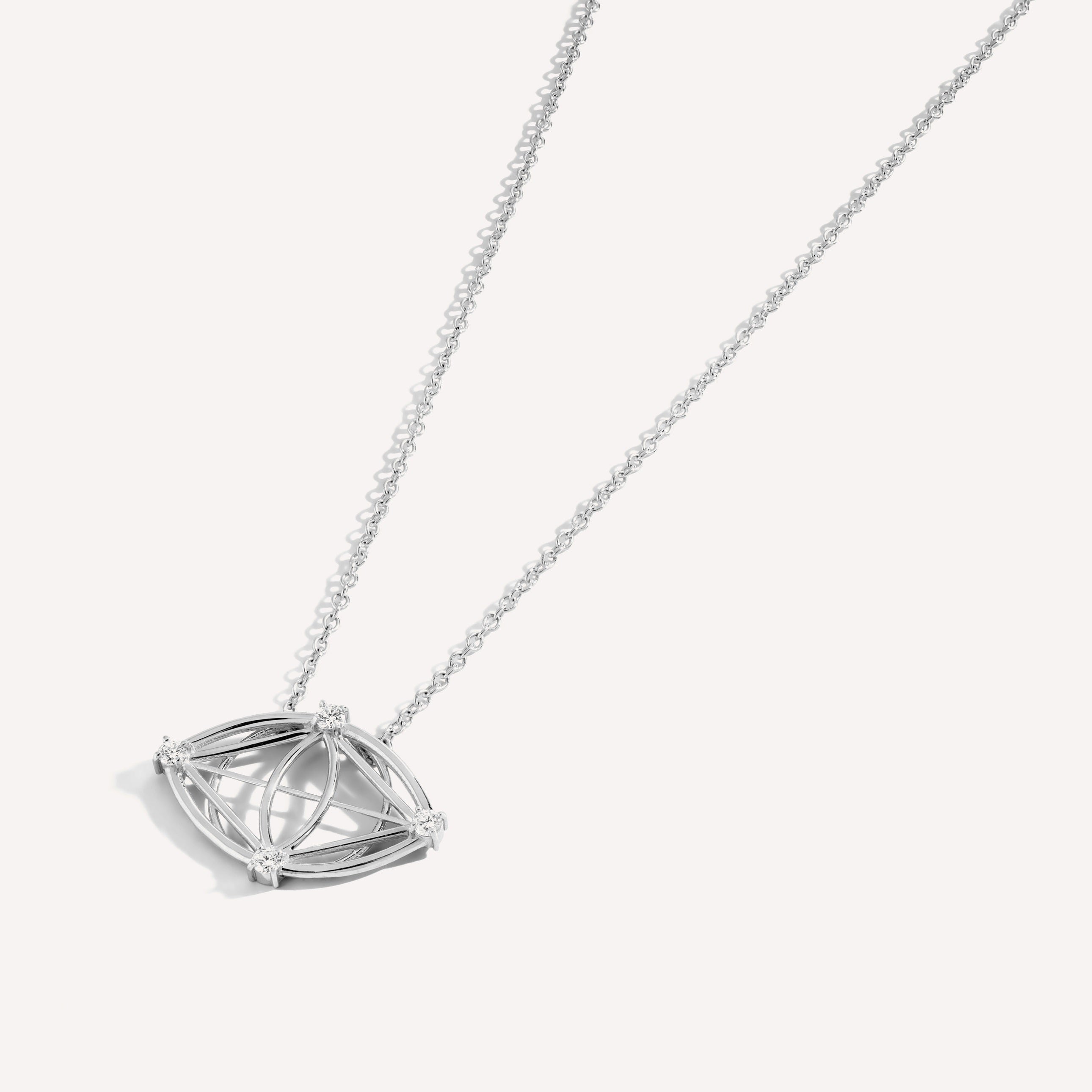 Evil Eye Evolves Diamond Necklace