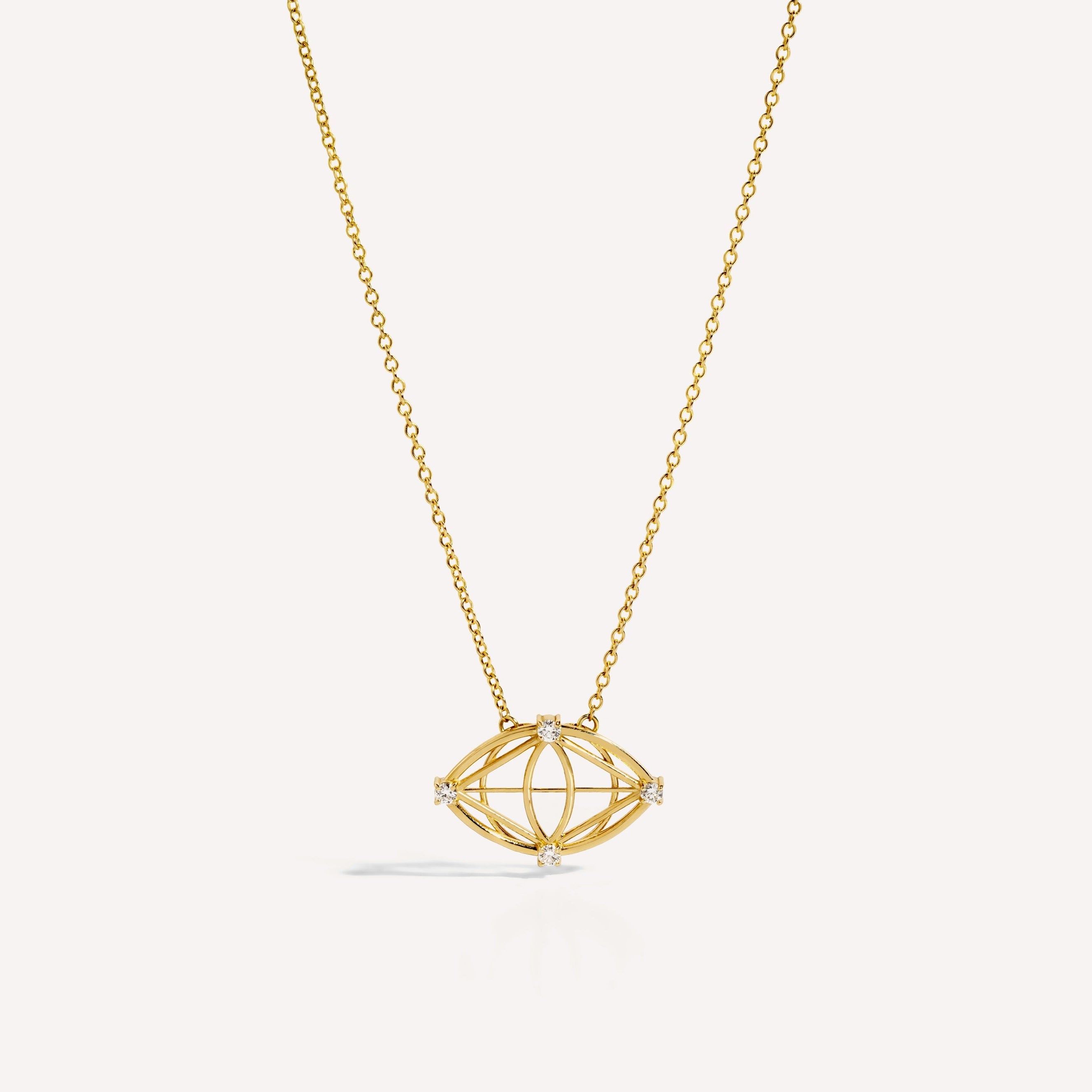 Evil Eye Evolves Diamond Necklace