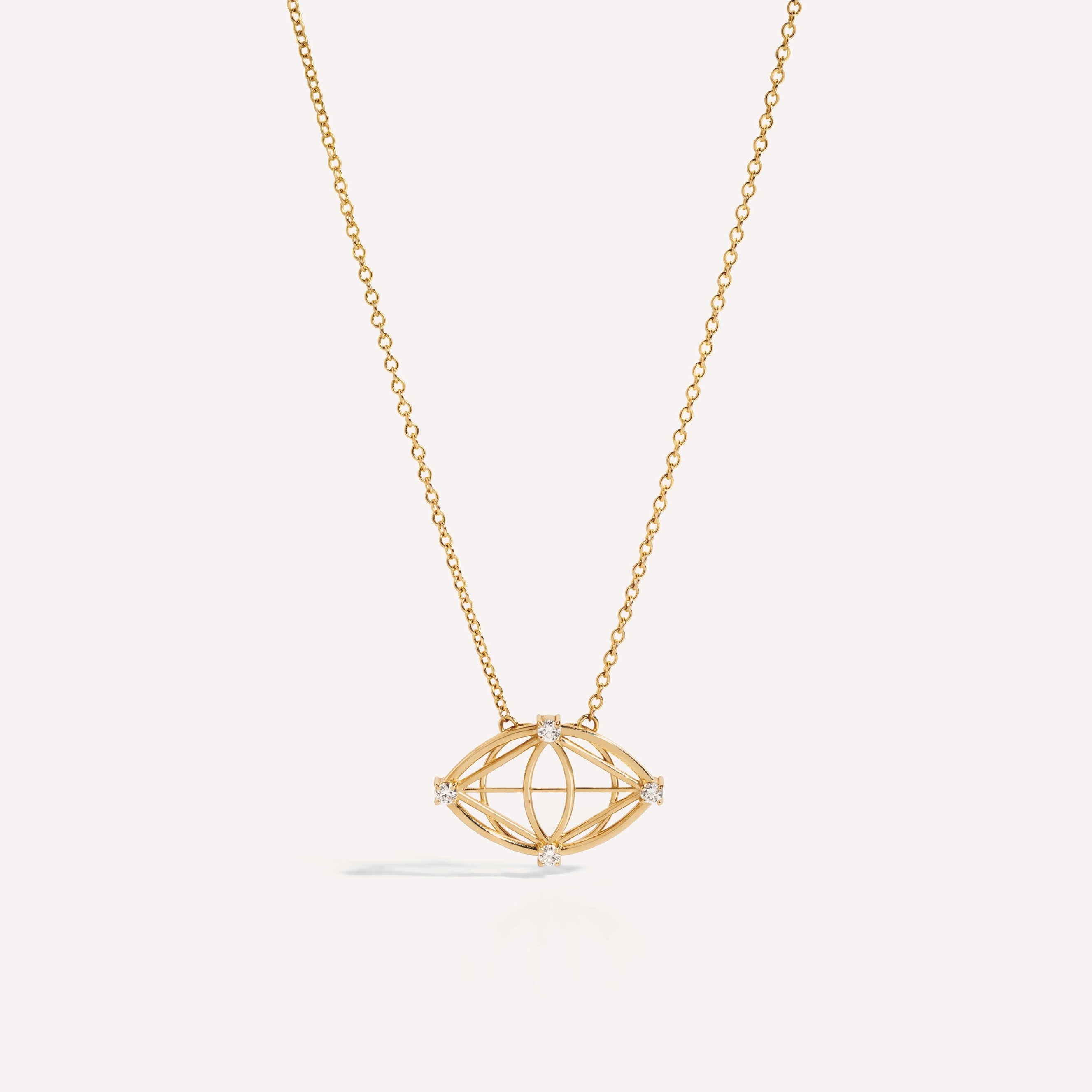 Evil Eye Evolves Diamond Necklace