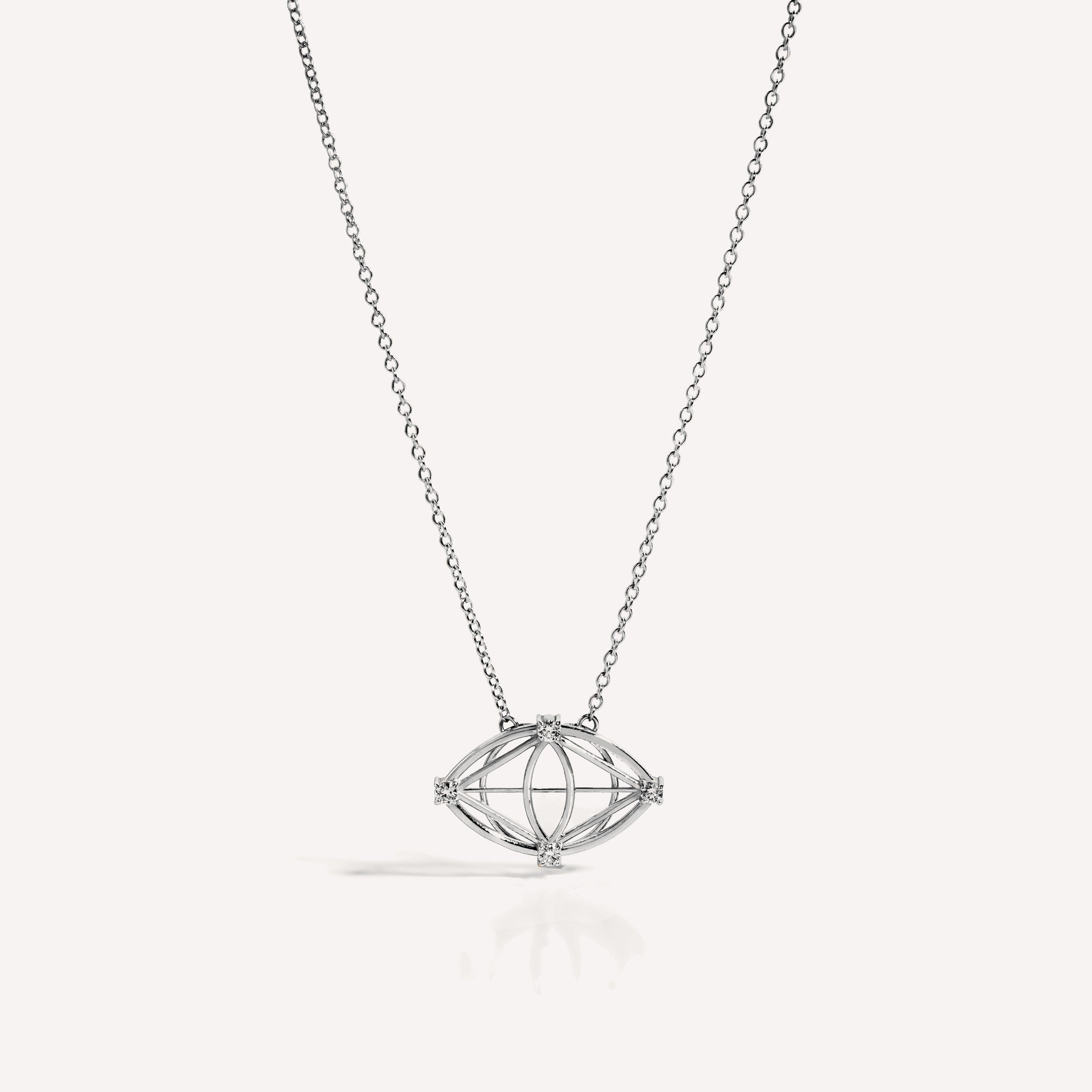 Evil Eye Evolves Diamond Necklace