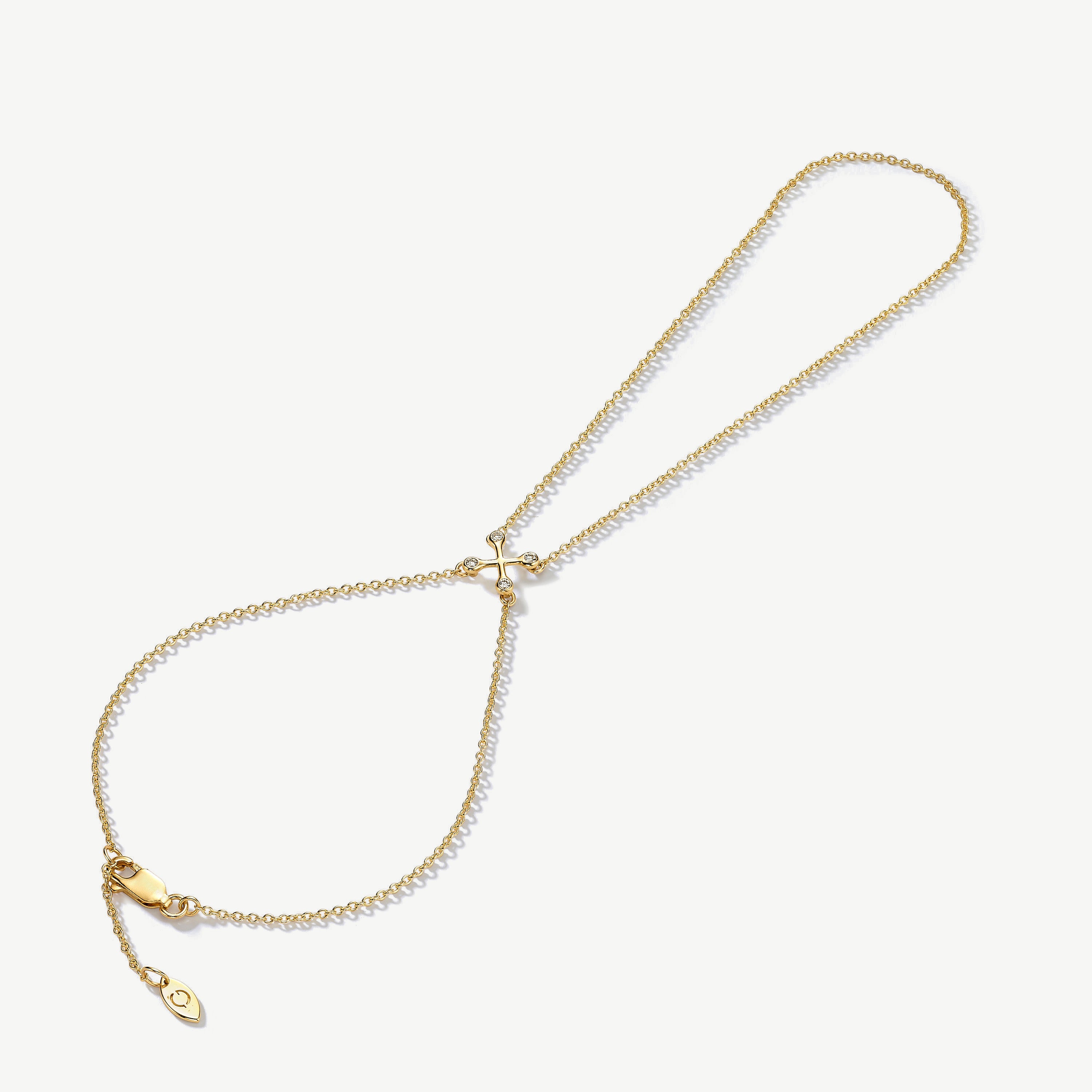 444 Diamond Hand Chain