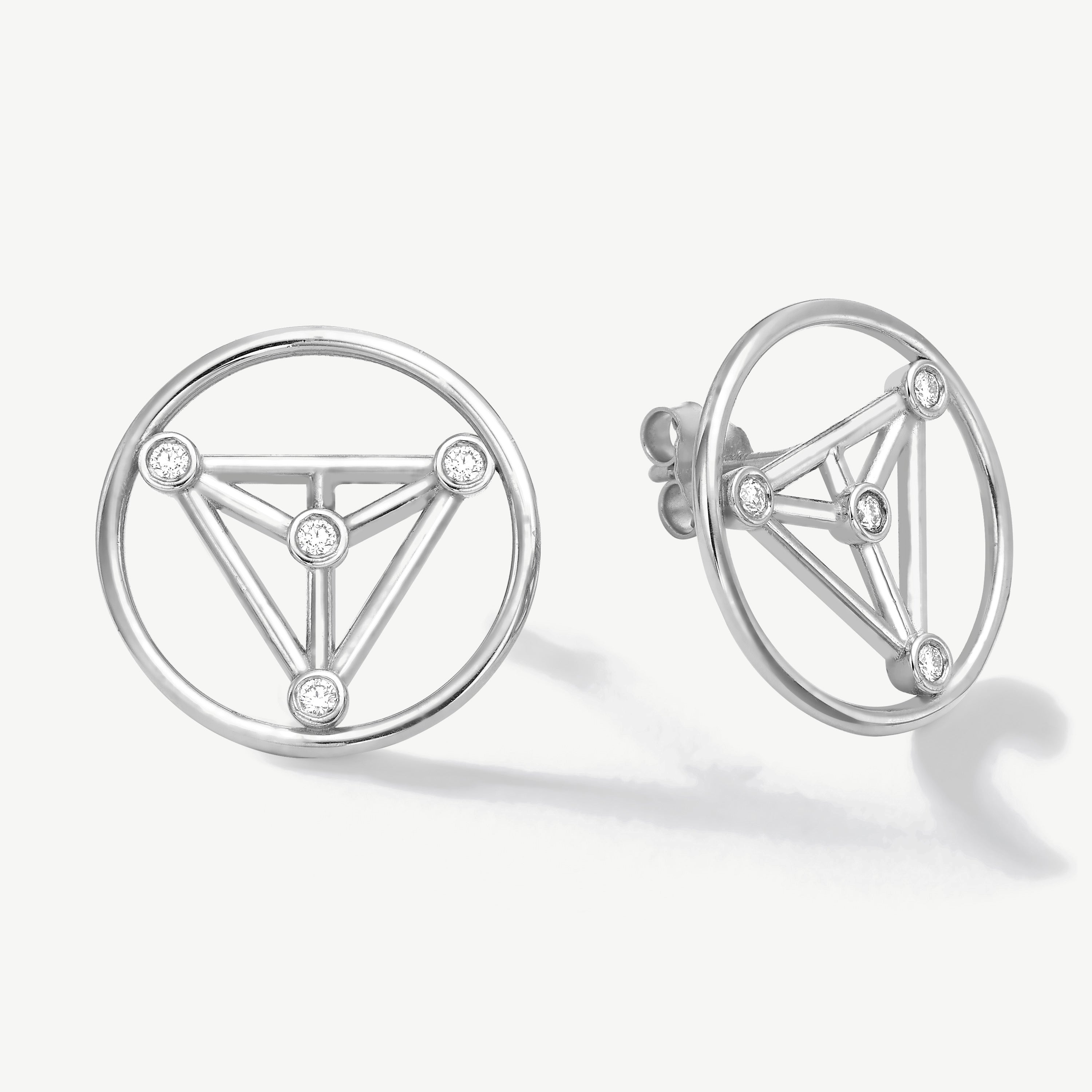 Aura Reset Diamond Earrings