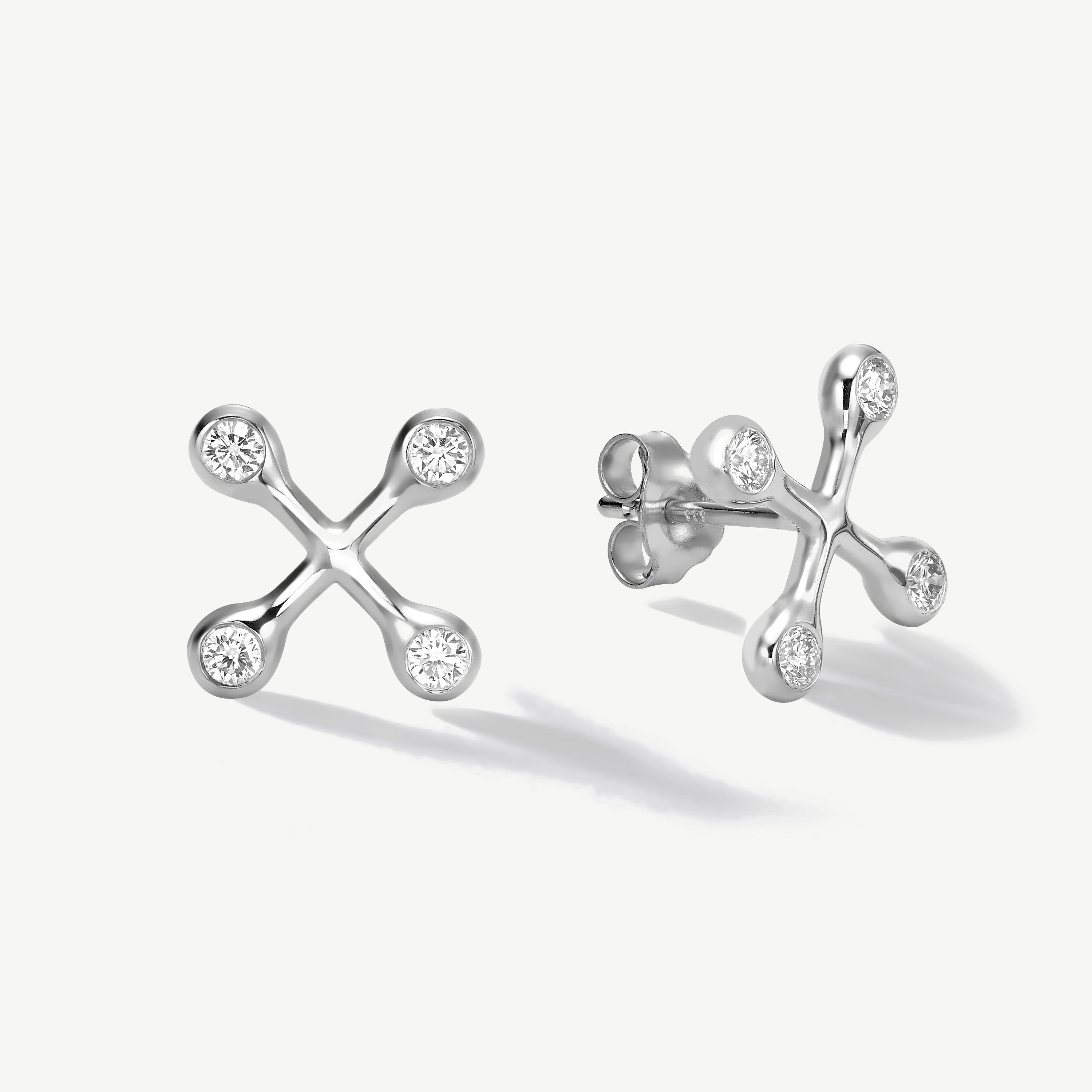 Align Your Flow Large Diamond Earrings