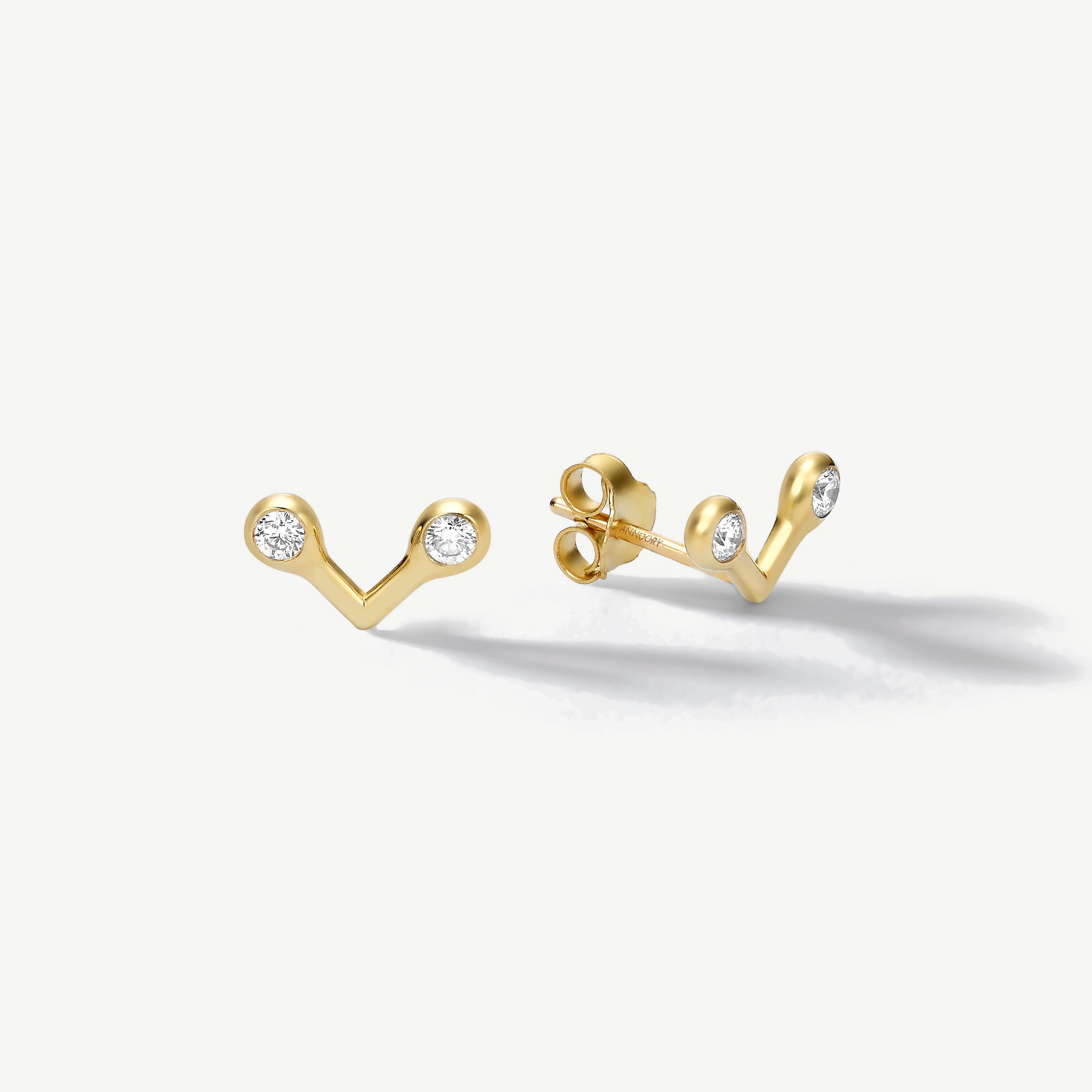 Half The Story Diamond Earrings