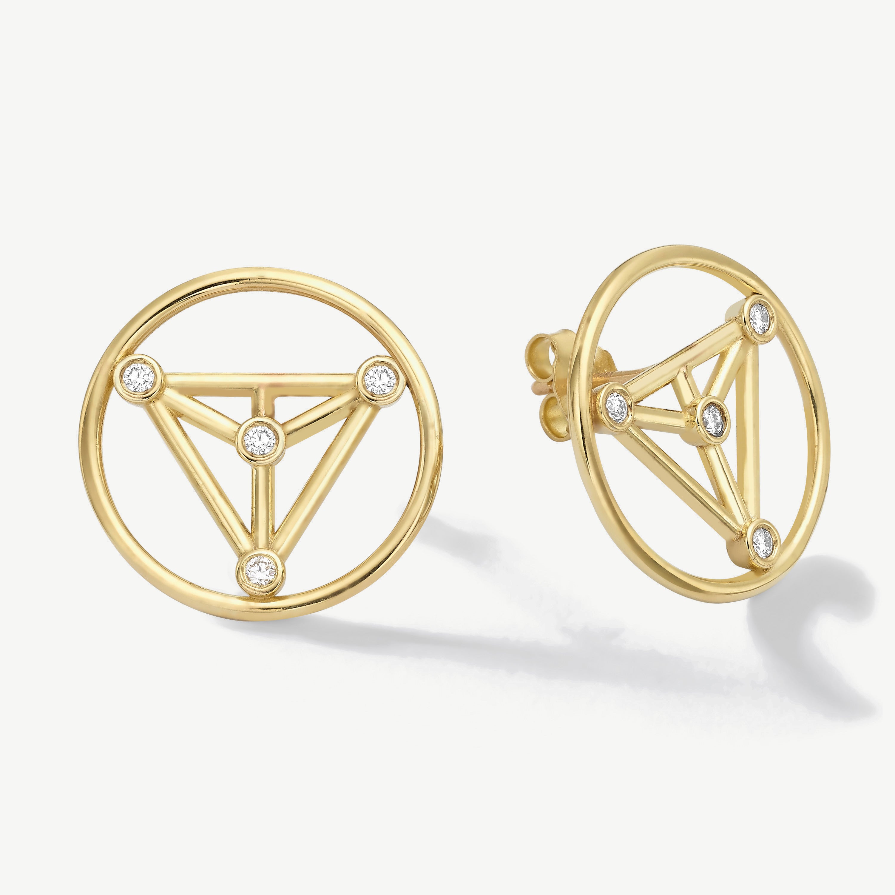 Aura Reset Diamond Earrings