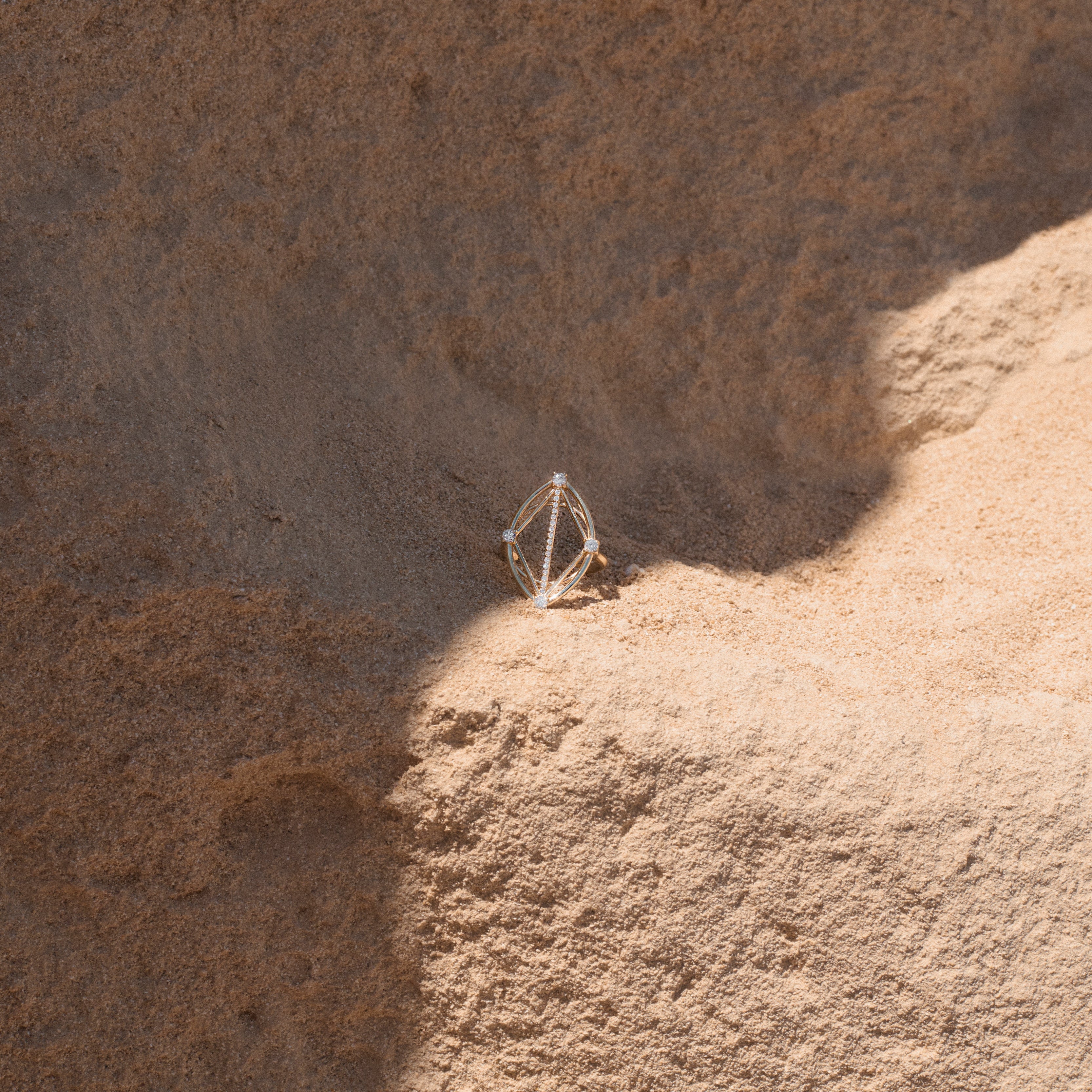 Inner Vision Diamond Statement Ring