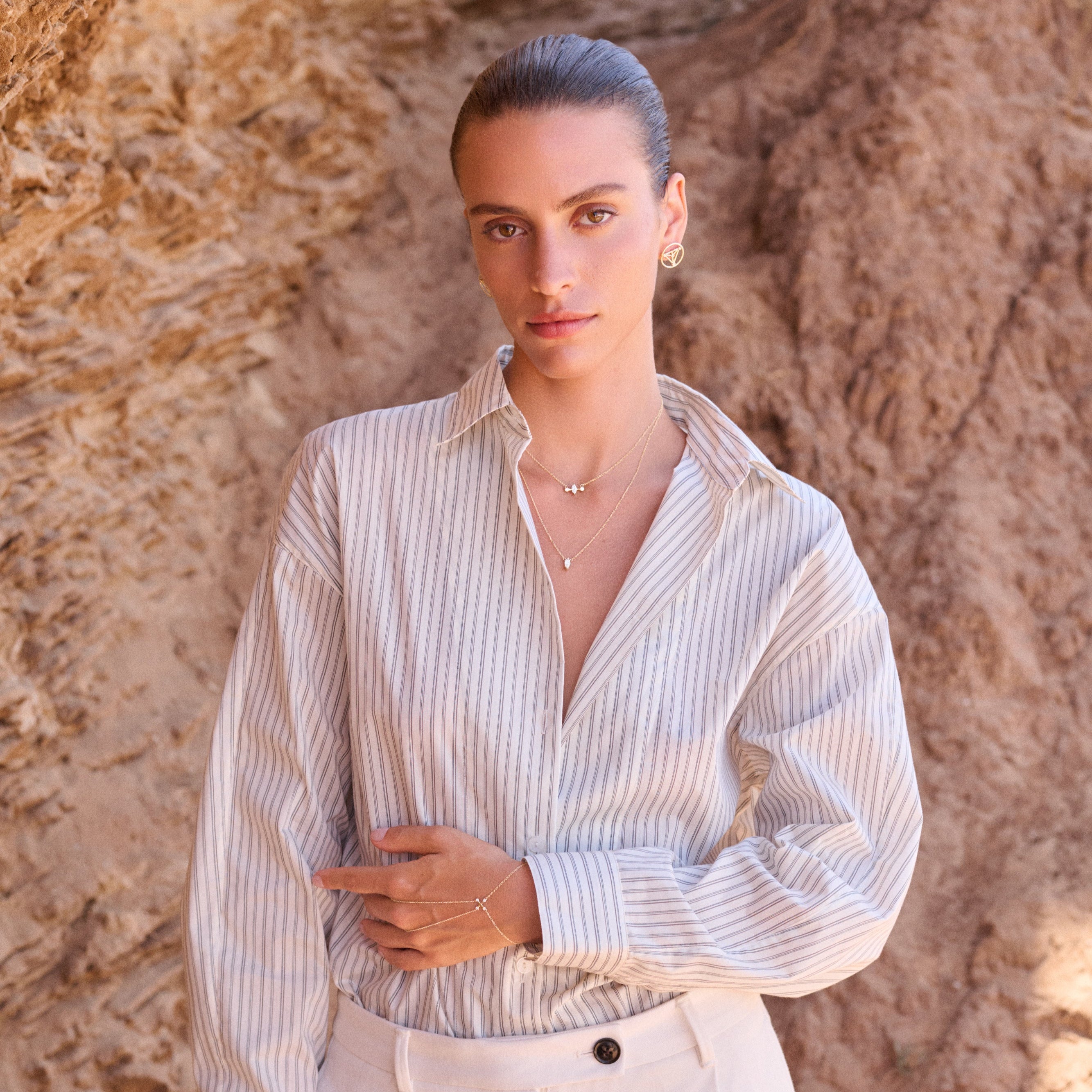 444 Diamond Hand Chain