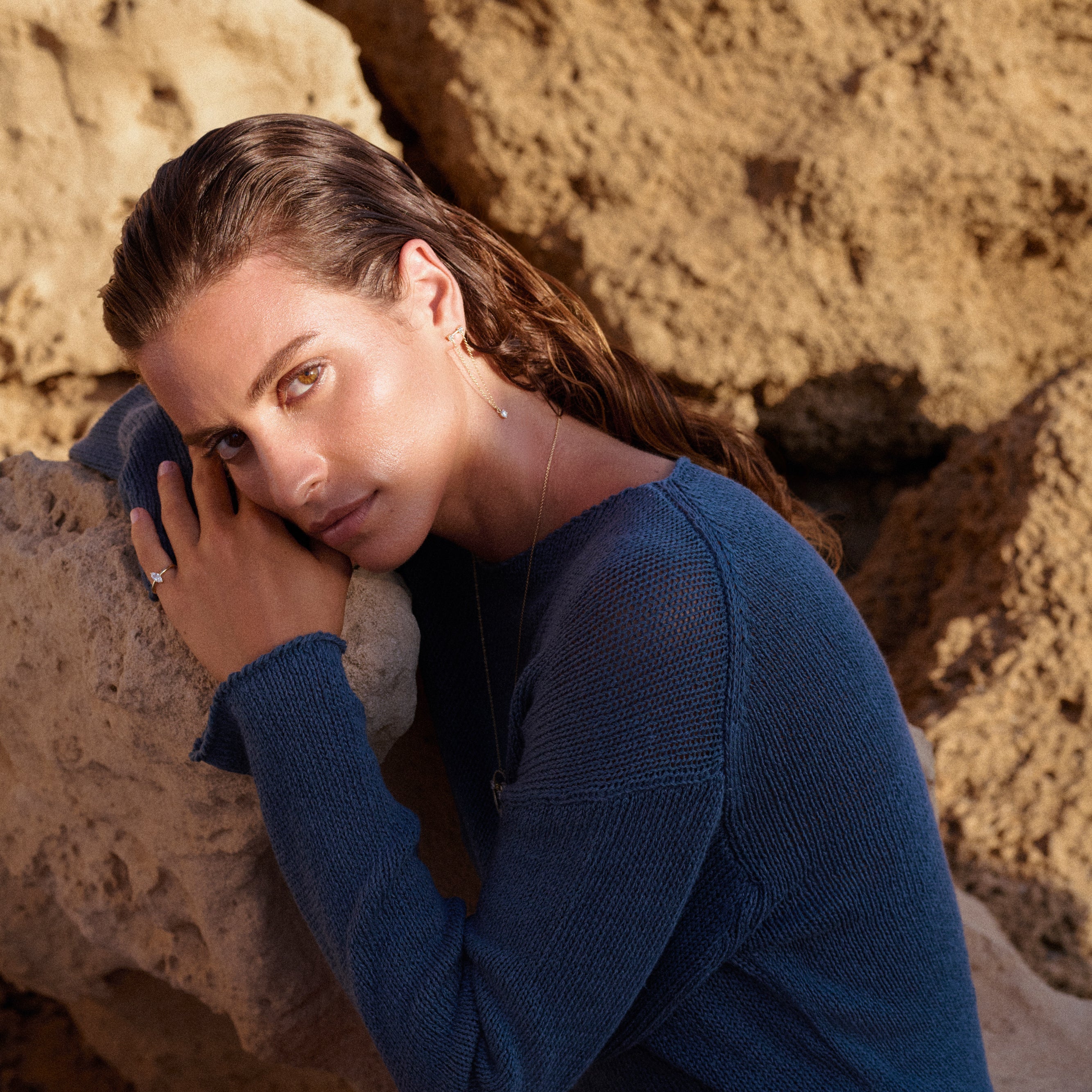 Goddess Superpower Diamond Drop Earrings