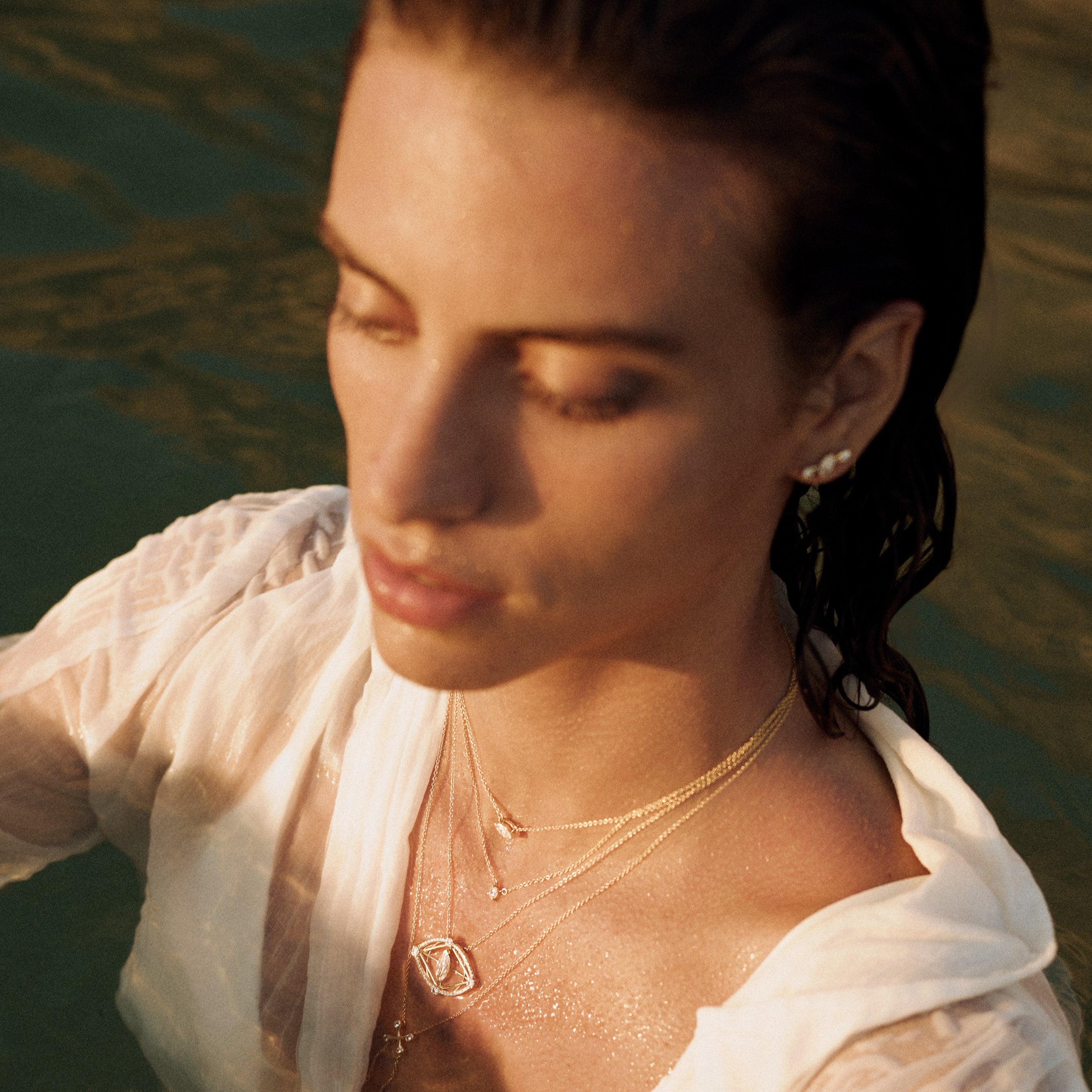 Intuitive Eye Diamond Necklace