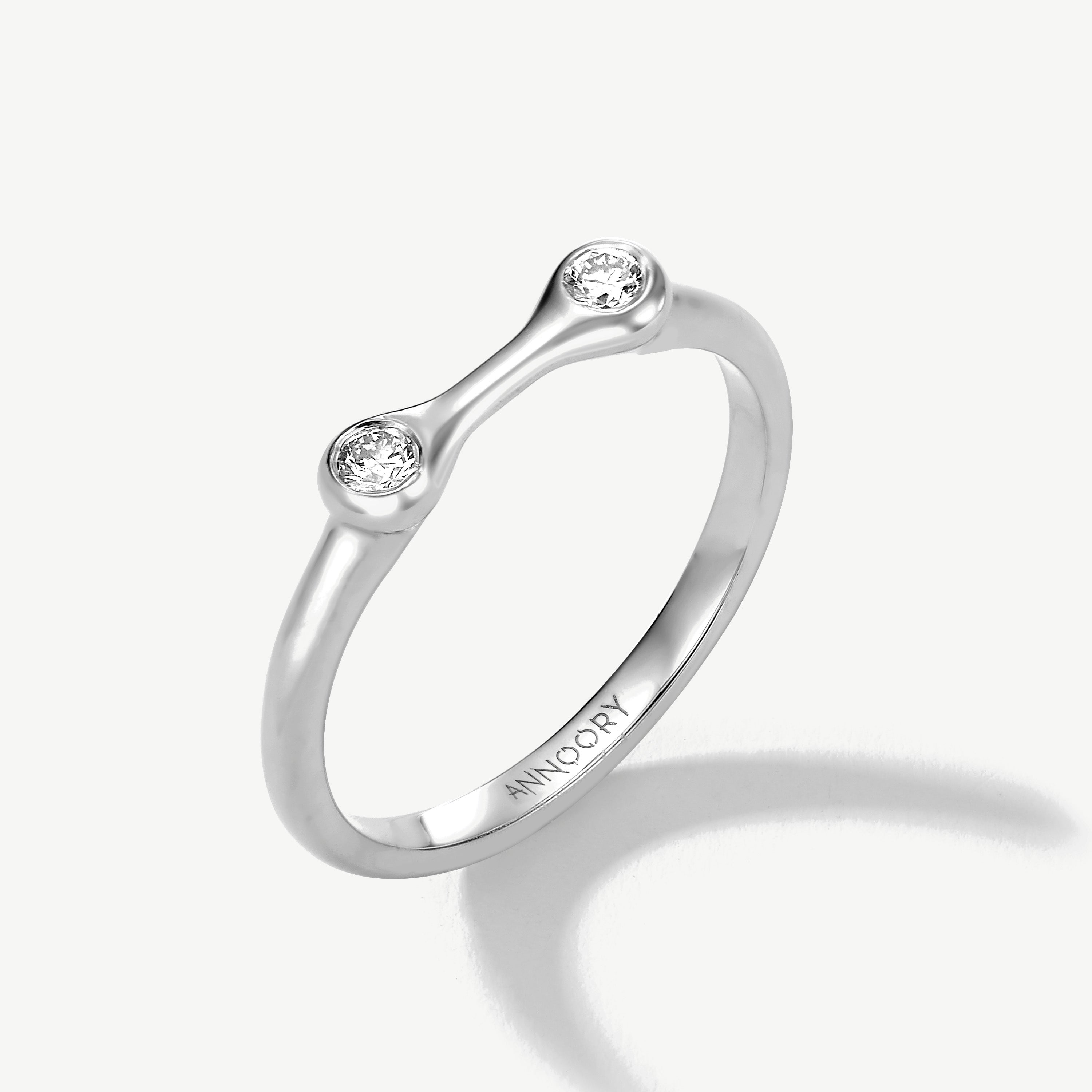 It Takes Two Diamond Layers Ring