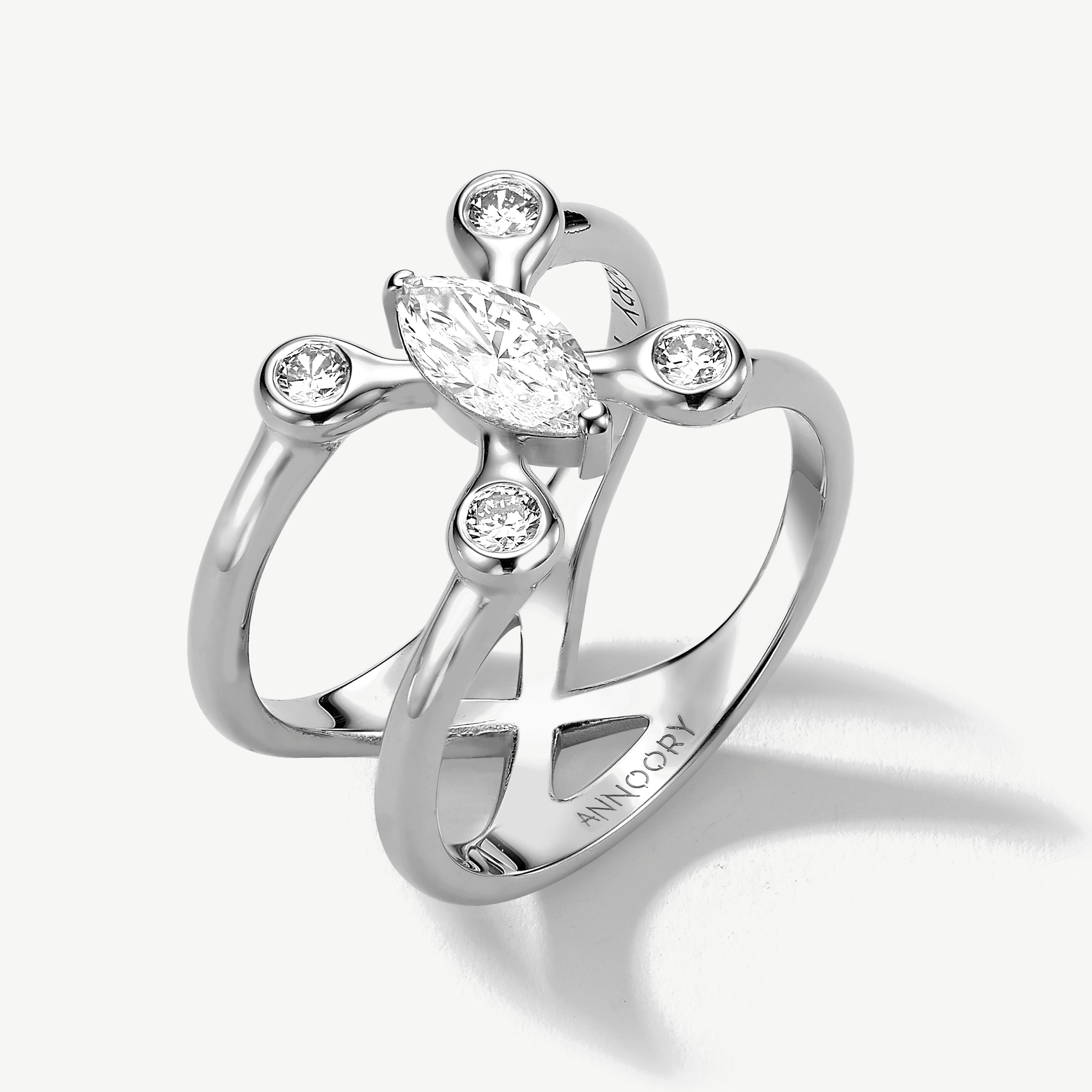 Cosmic Transformer Diamond Pinky Ring