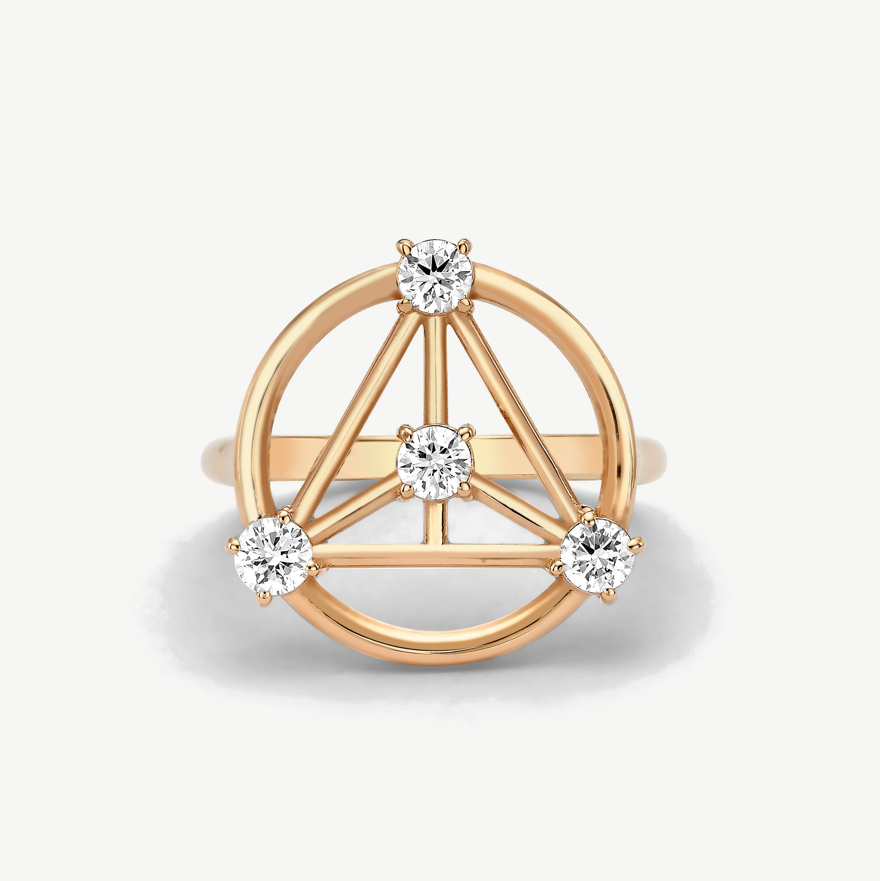 Circle of Protection Diamond Ring