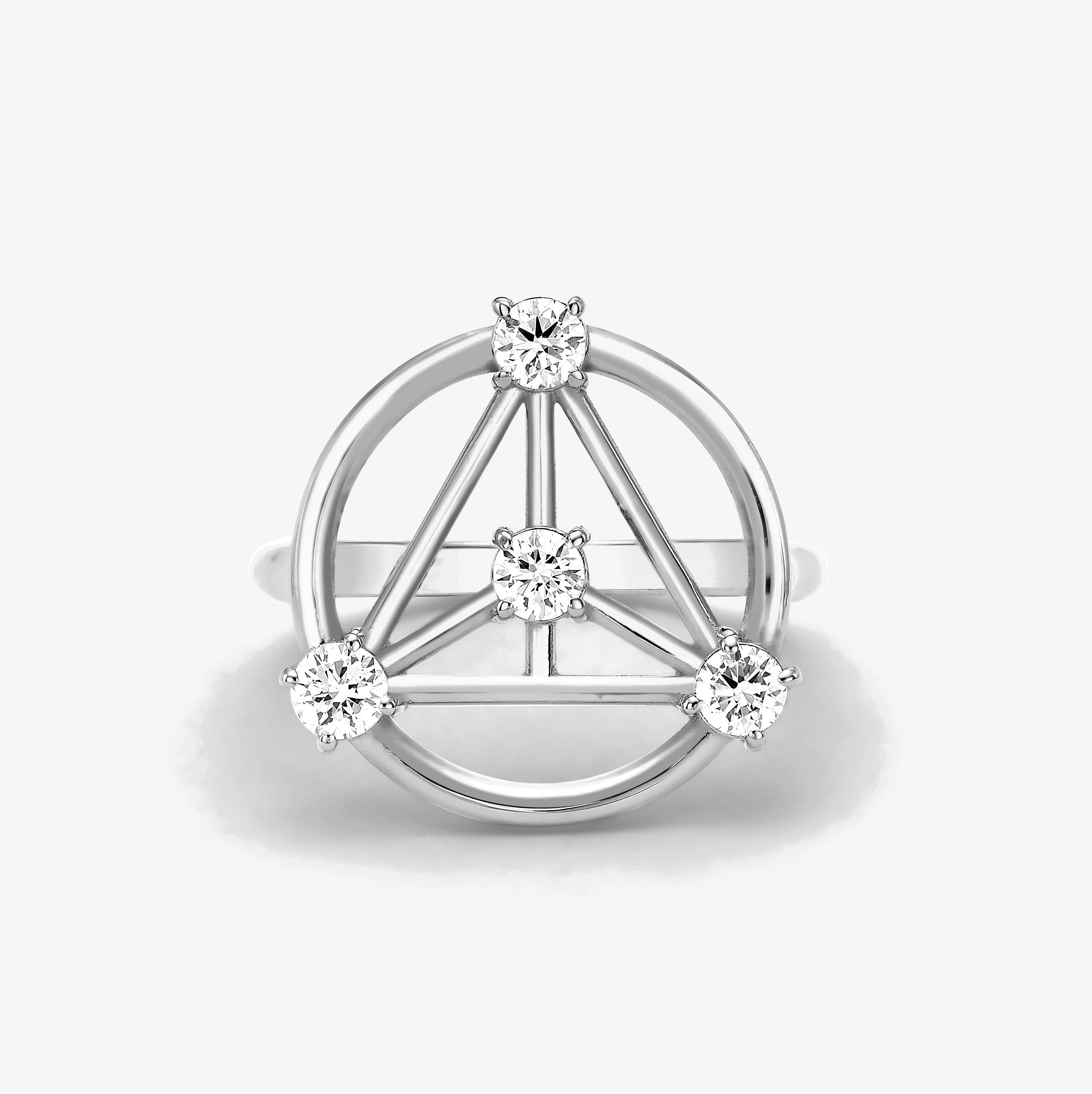 Circle of Protection Diamond Ring