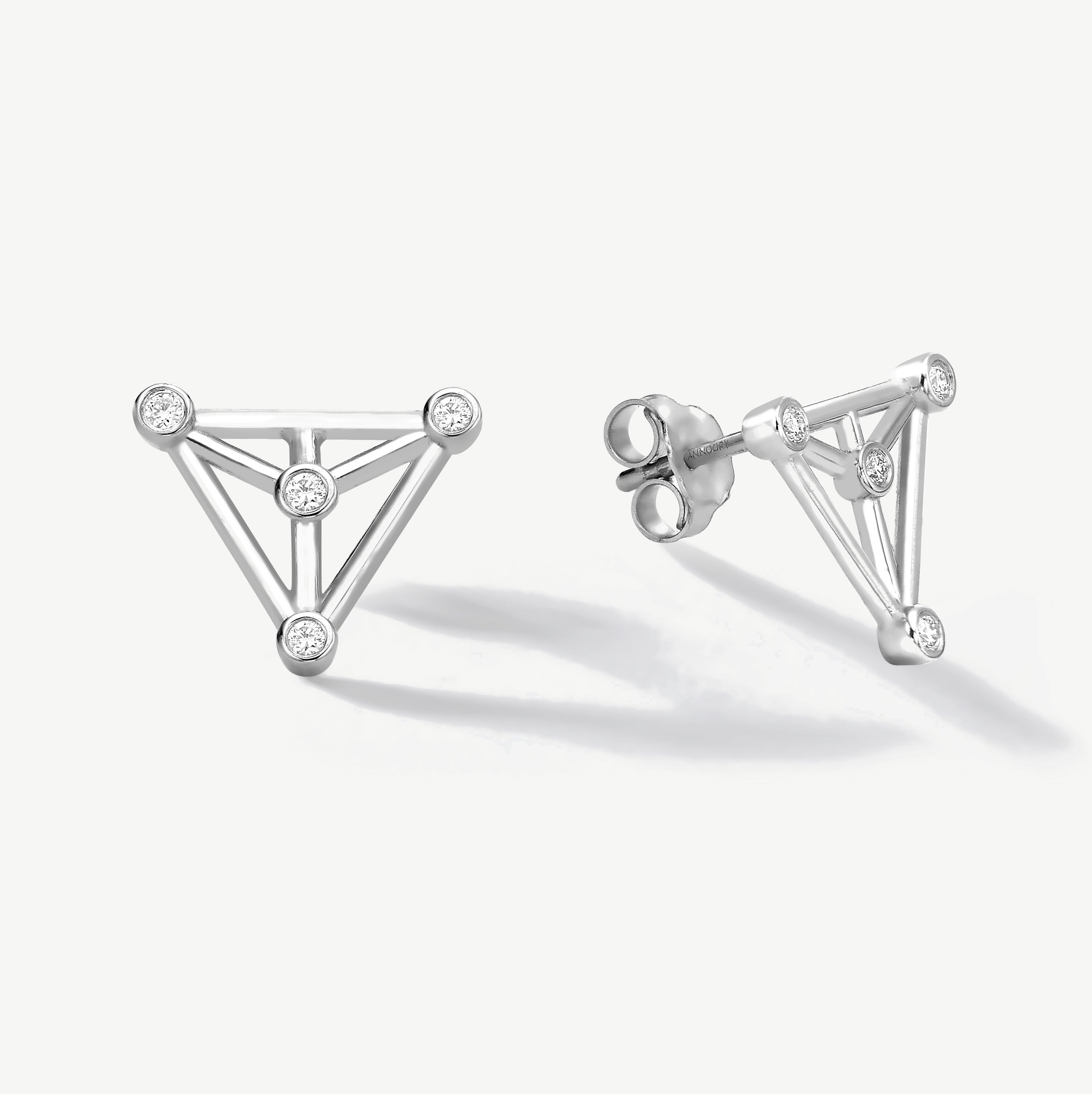 Freedom Between The Lines Diamond Earrings