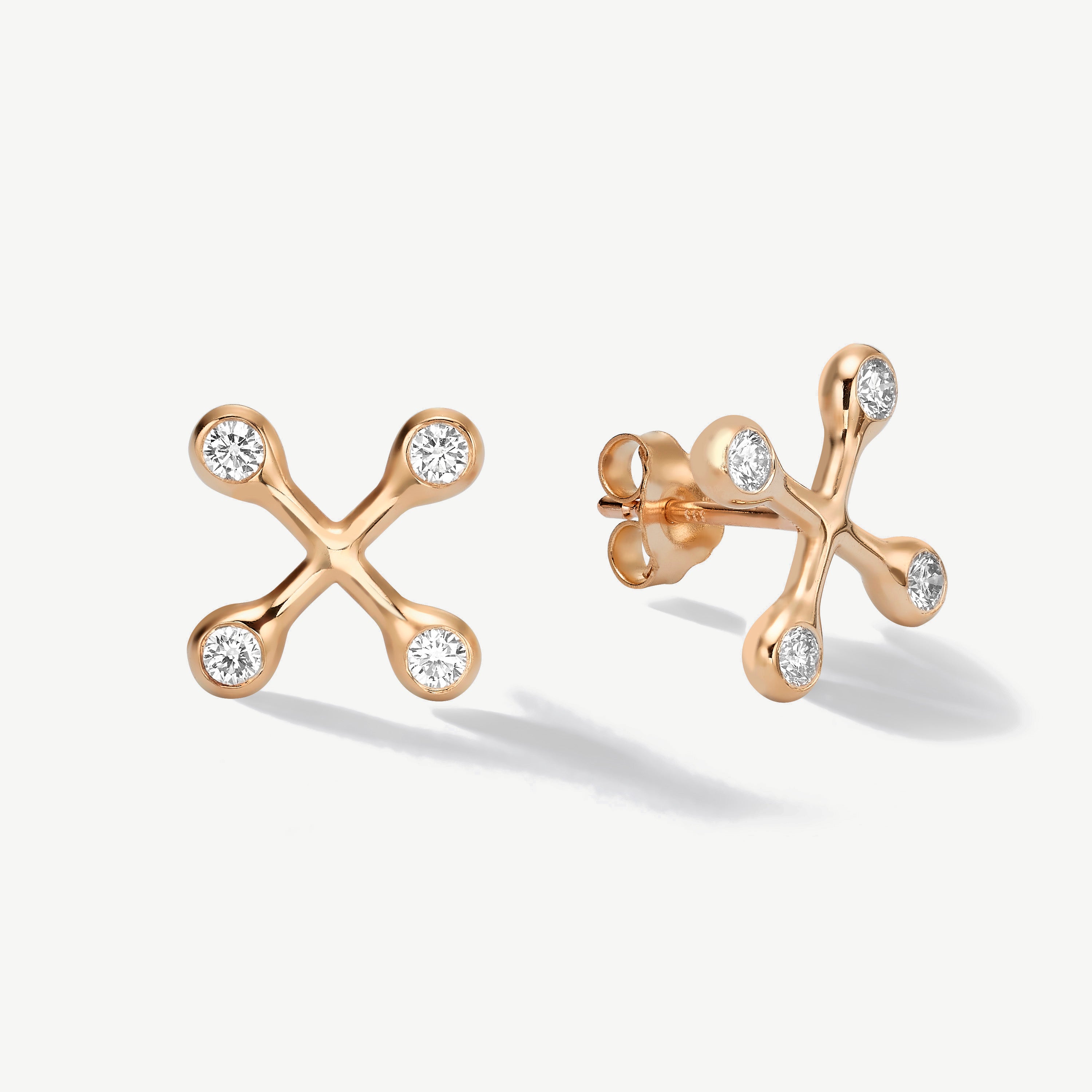 Align Your Flow Large Diamond Earrings