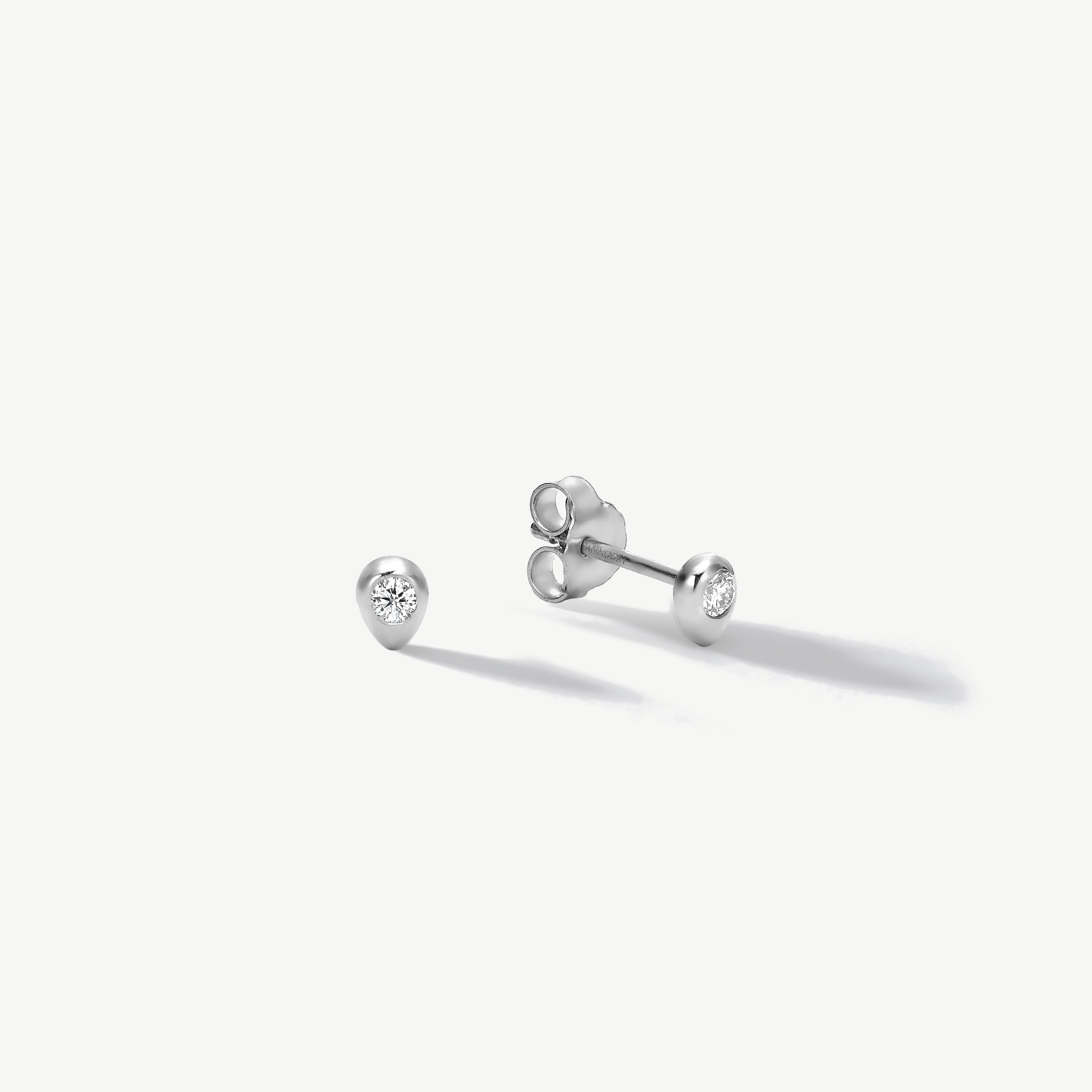 Let Your Waters Flow Teardrop Diamond Studs