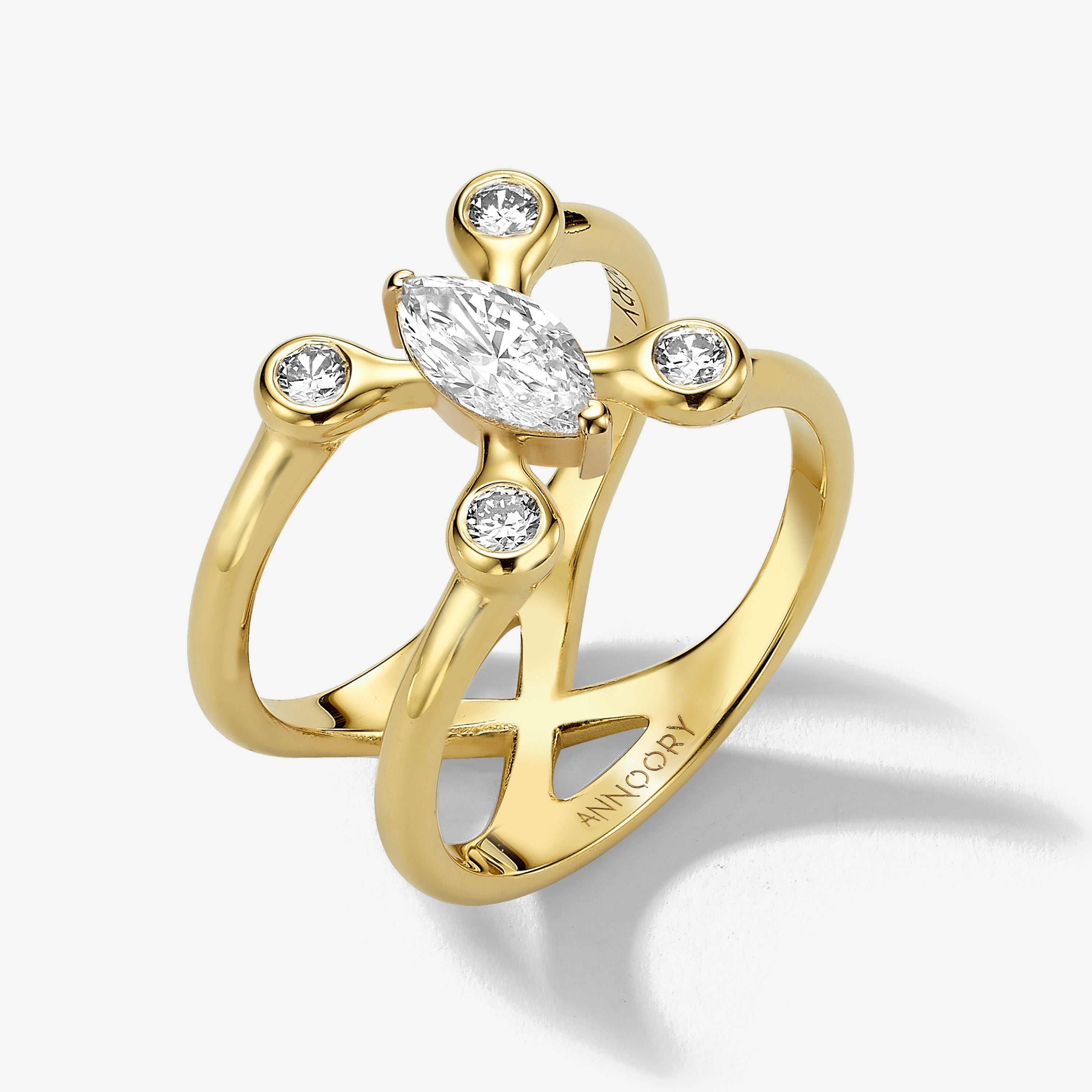 Cosmic Transformer Diamond Pinky Ring