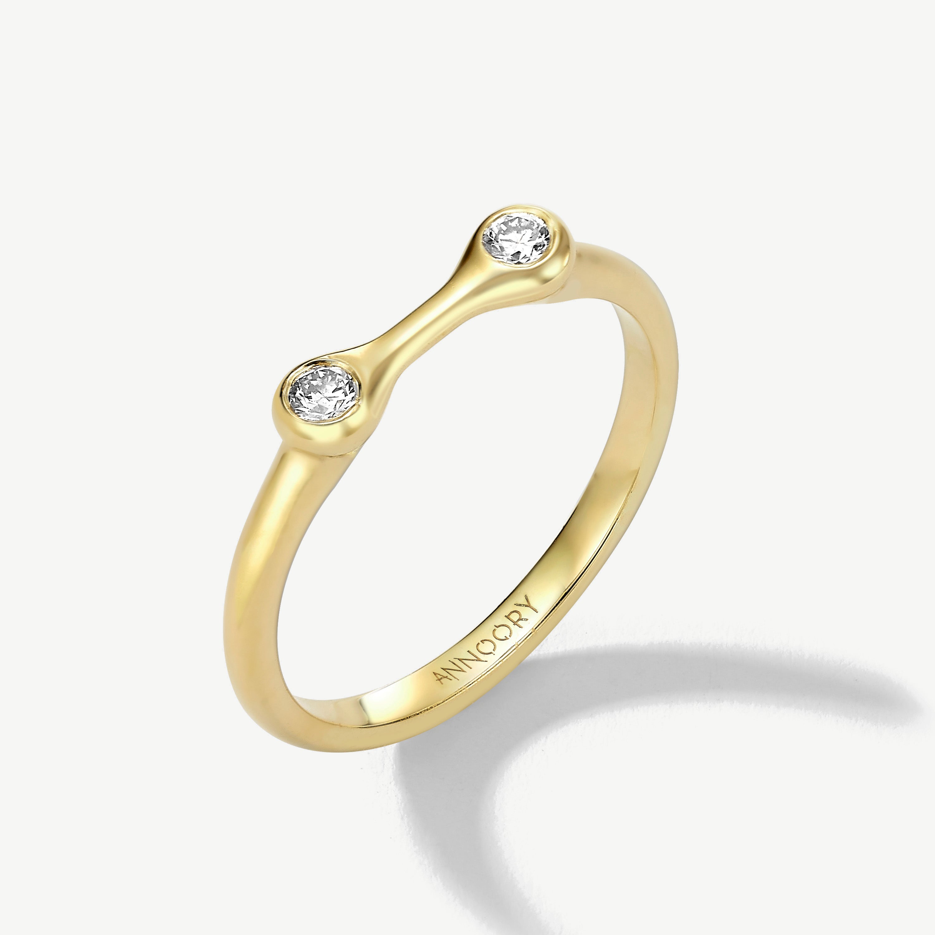 It Takes Two Diamond Layers Ring