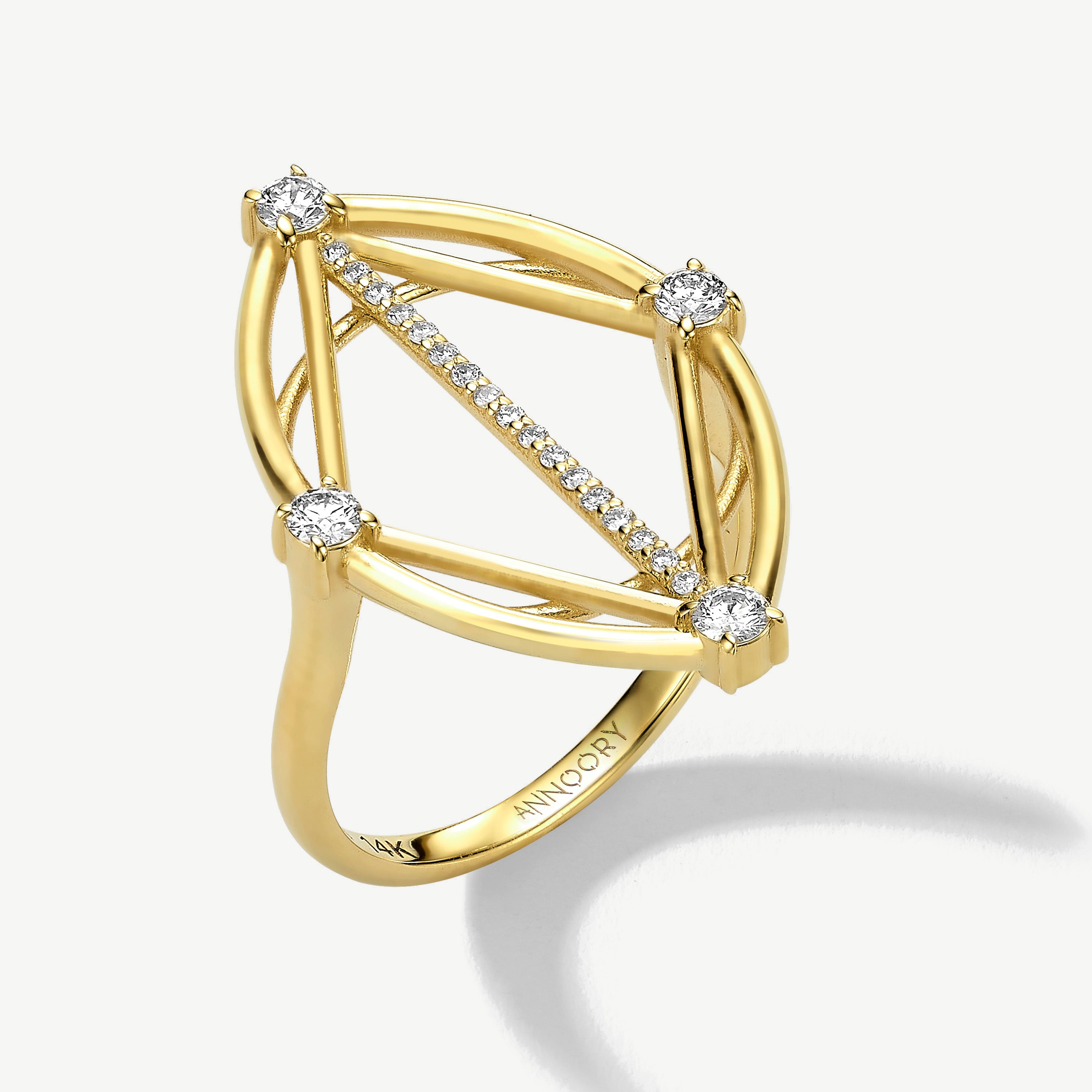 Inner Vision Diamond Statement Ring