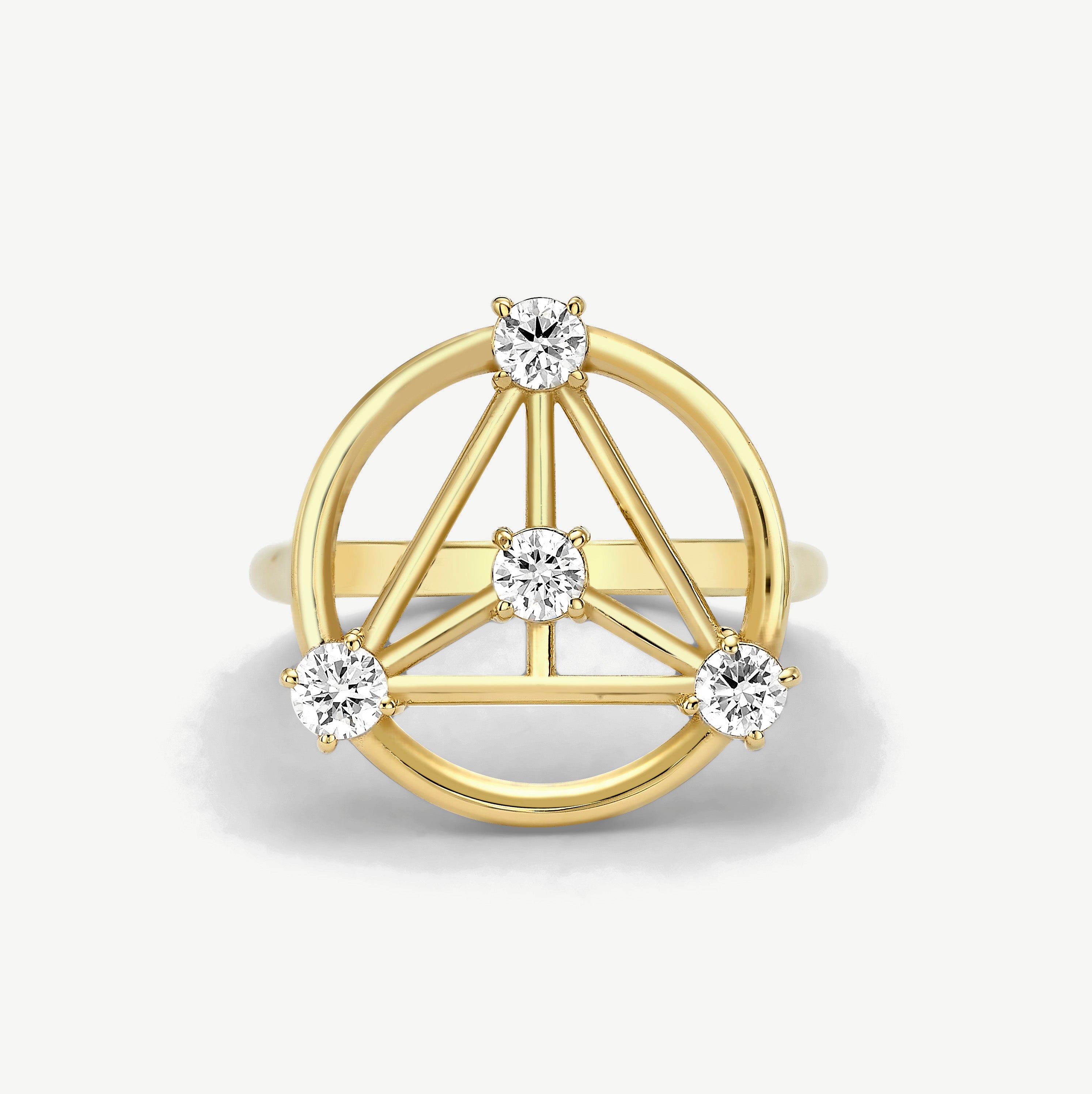 Circle of Protection Diamond Ring