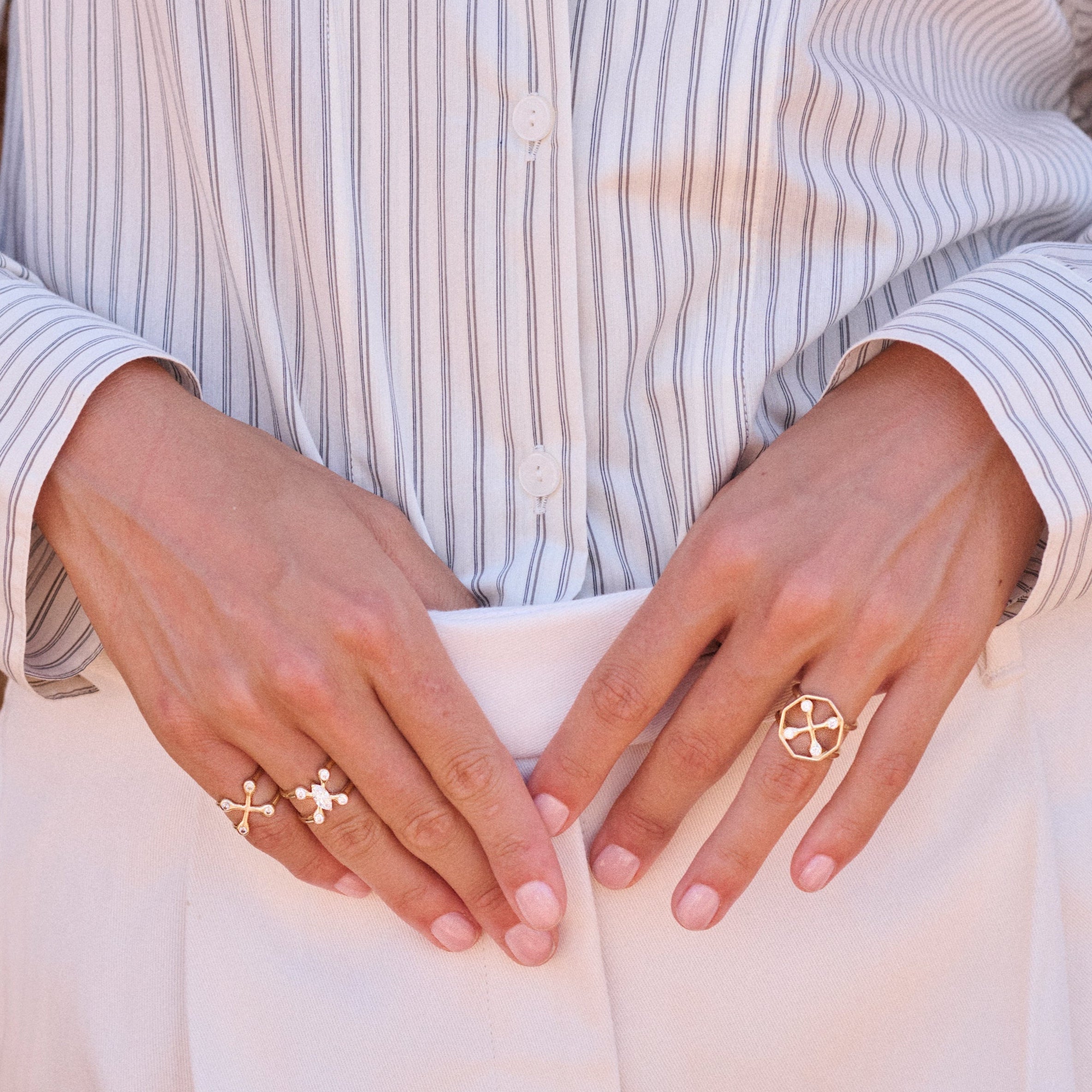 Sacred Balance Diamond Ring