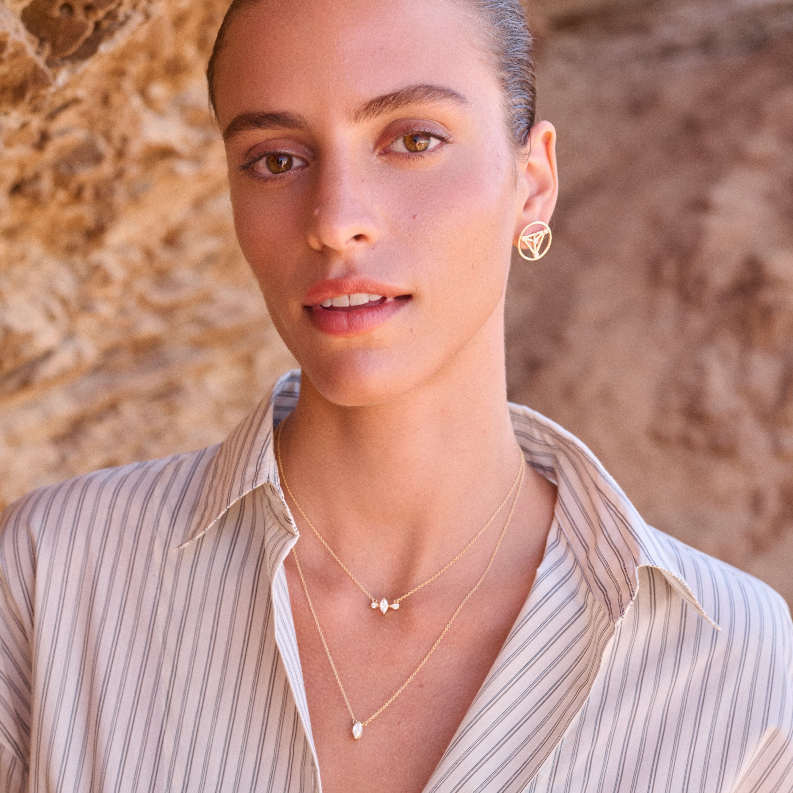 Sacred Feminine Diamond Necklace