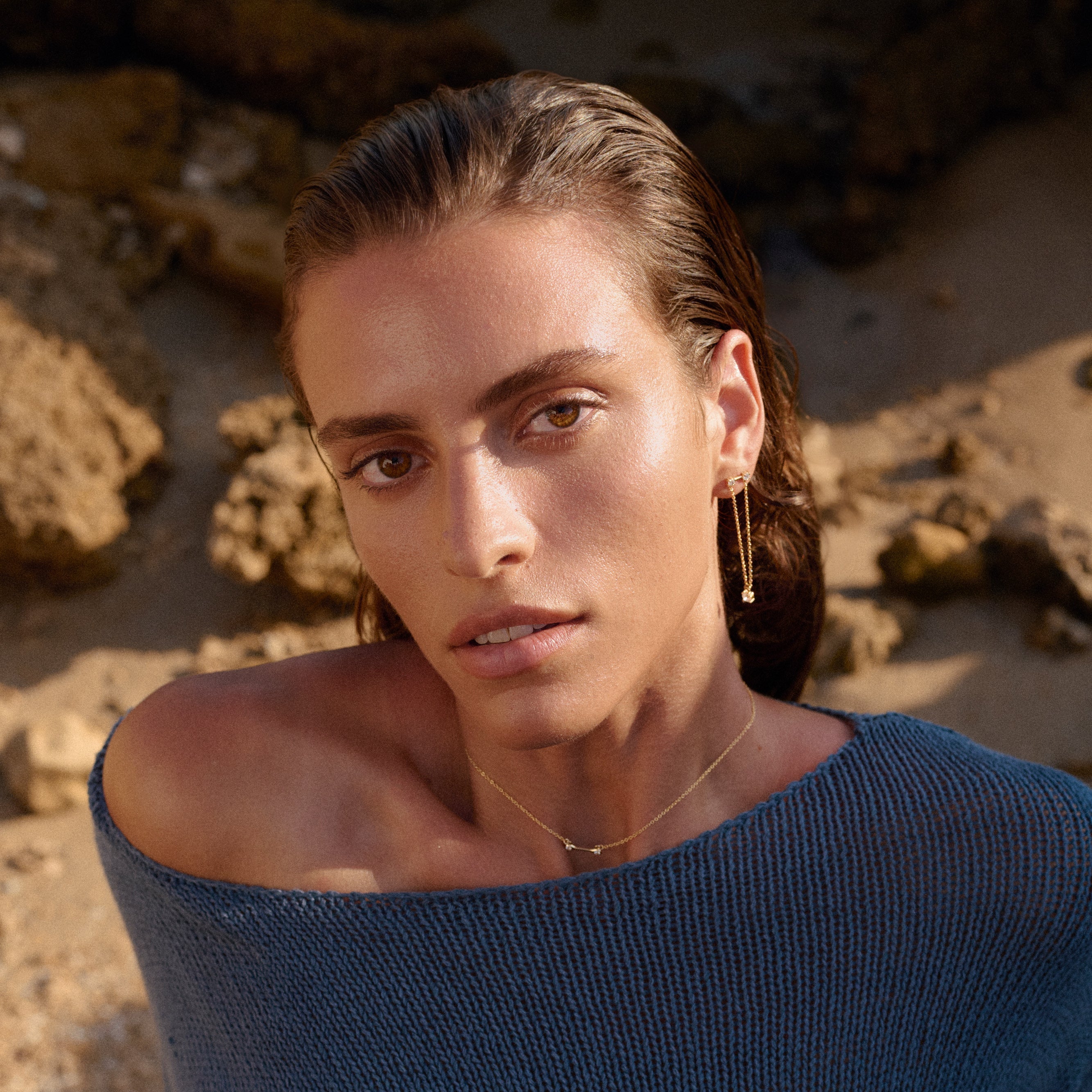 Goddess Superpower Diamond Drop Earrings