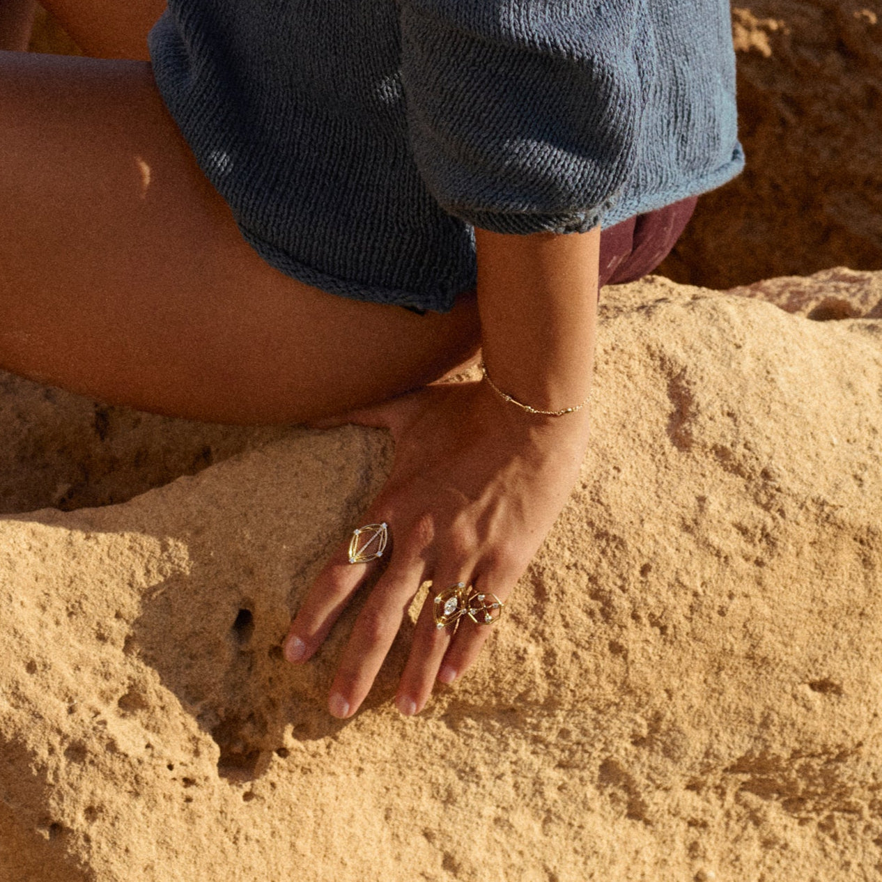 Inner Vision Diamond Statement Ring