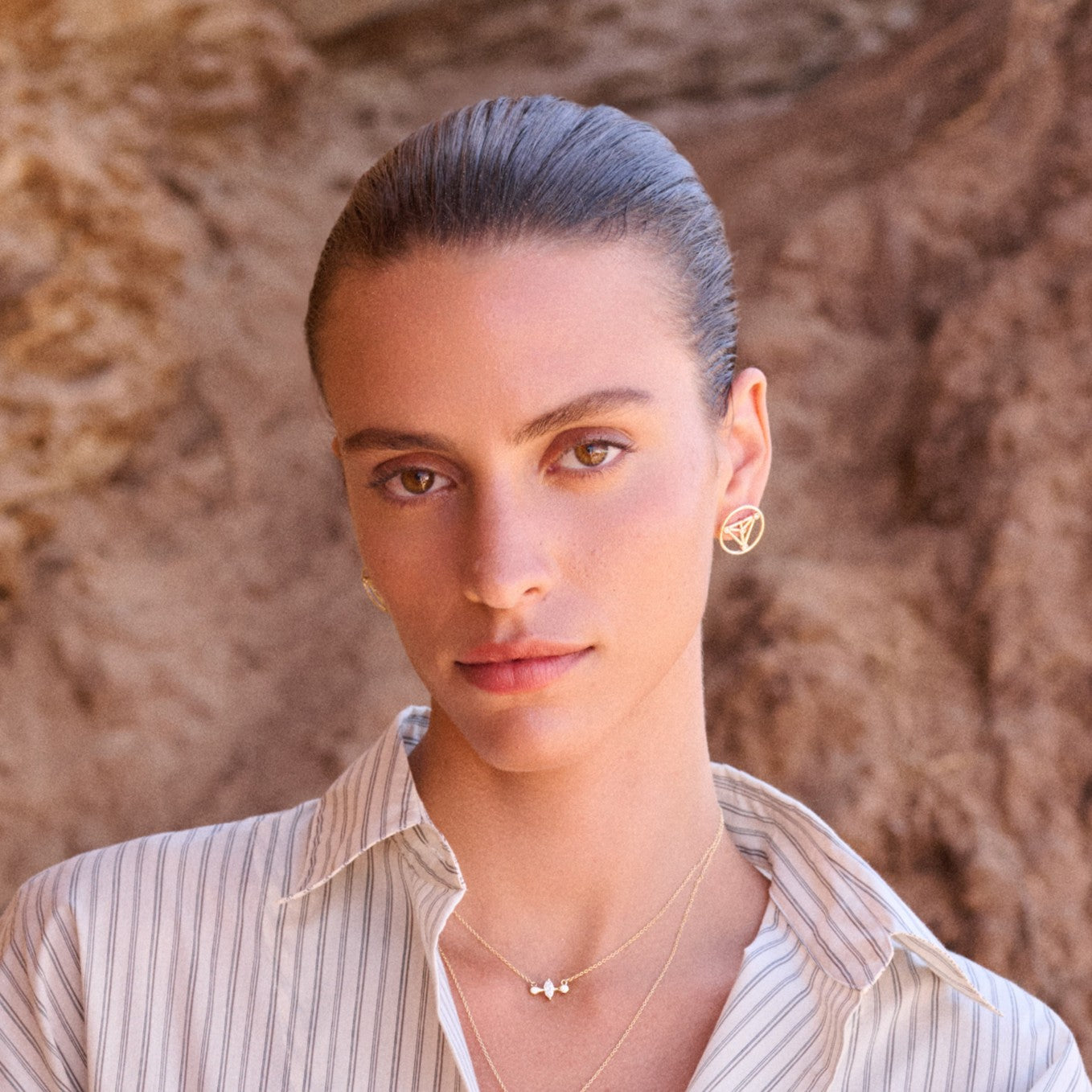 Cosmic Balance Diamond Necklace