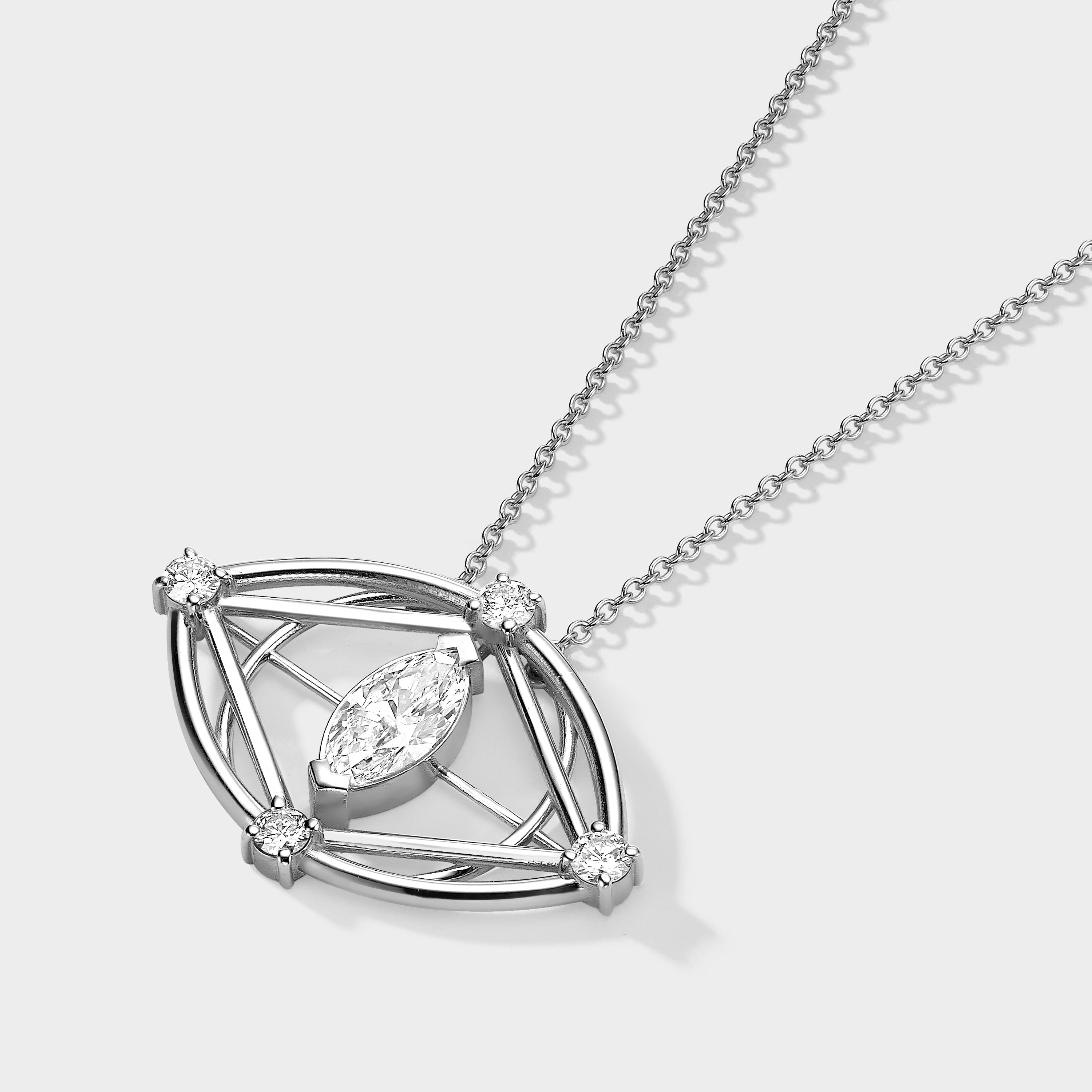 The Evolution of Eye Diamond Necklace