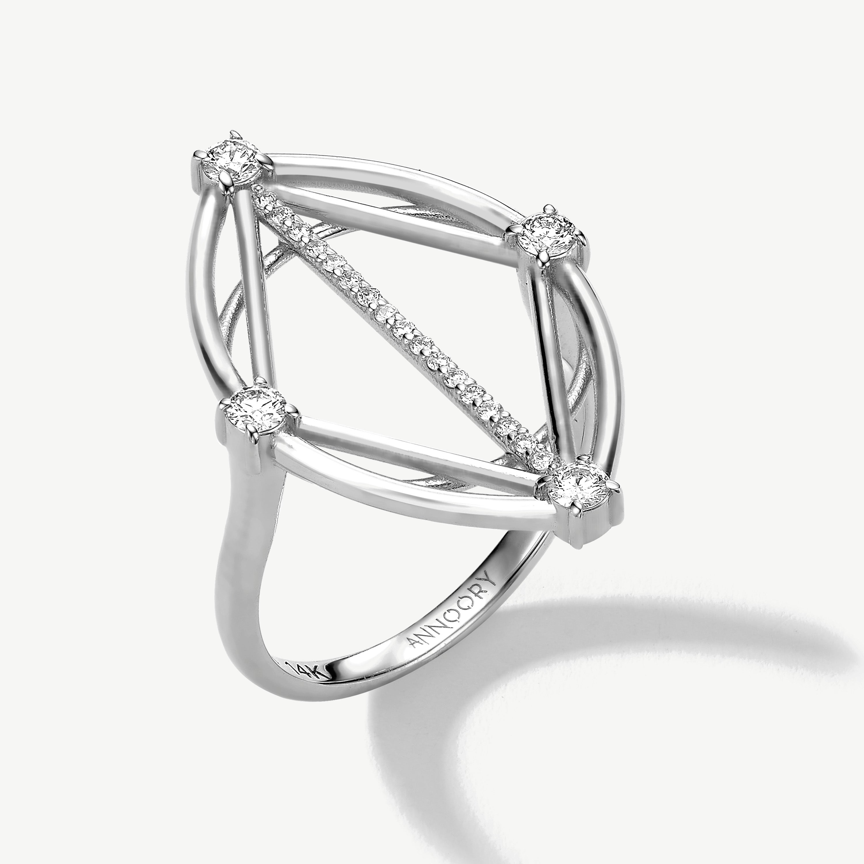 Inner Vision Diamond Statement Ring