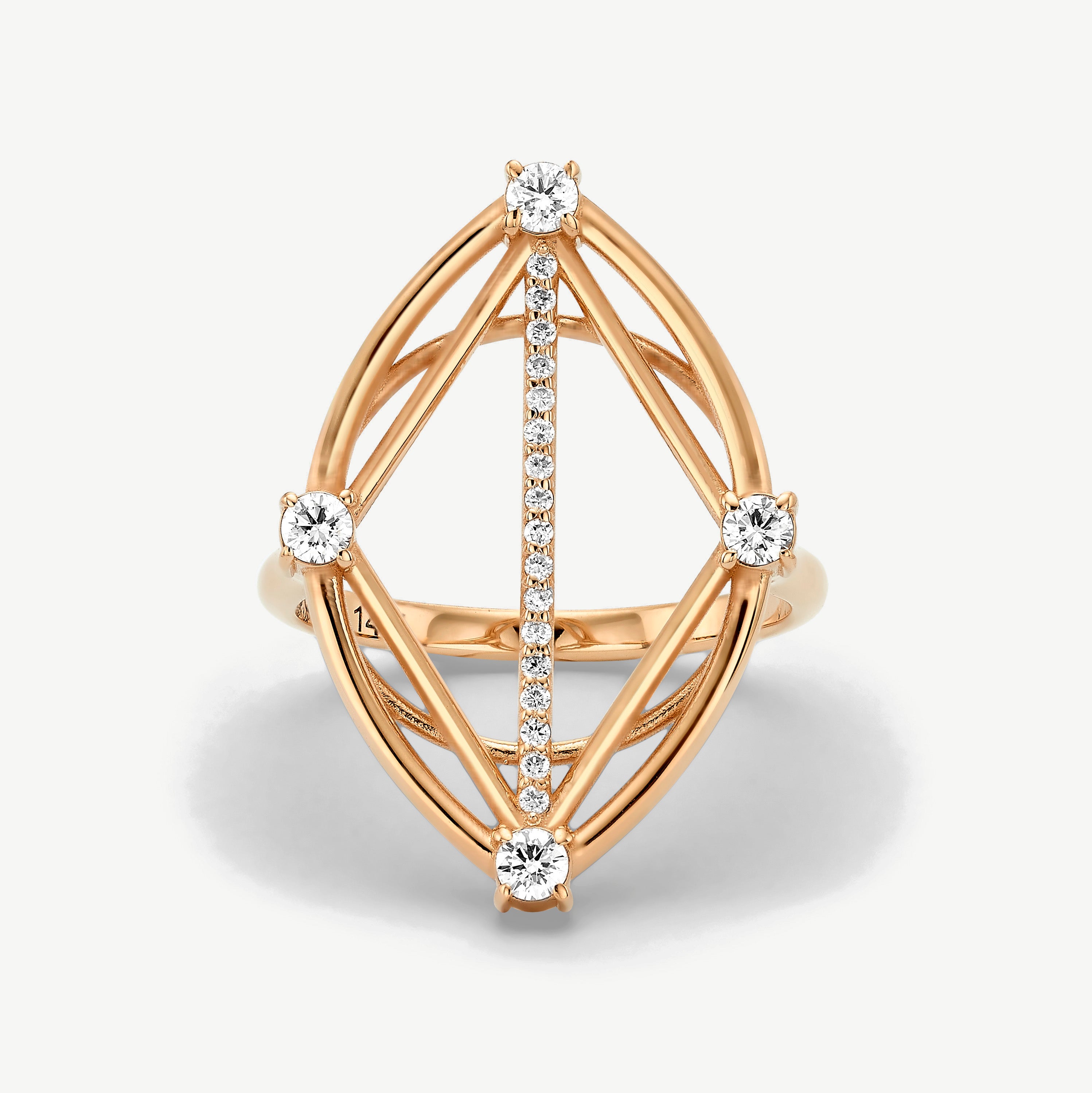 Inner Vision Diamond Statement Ring