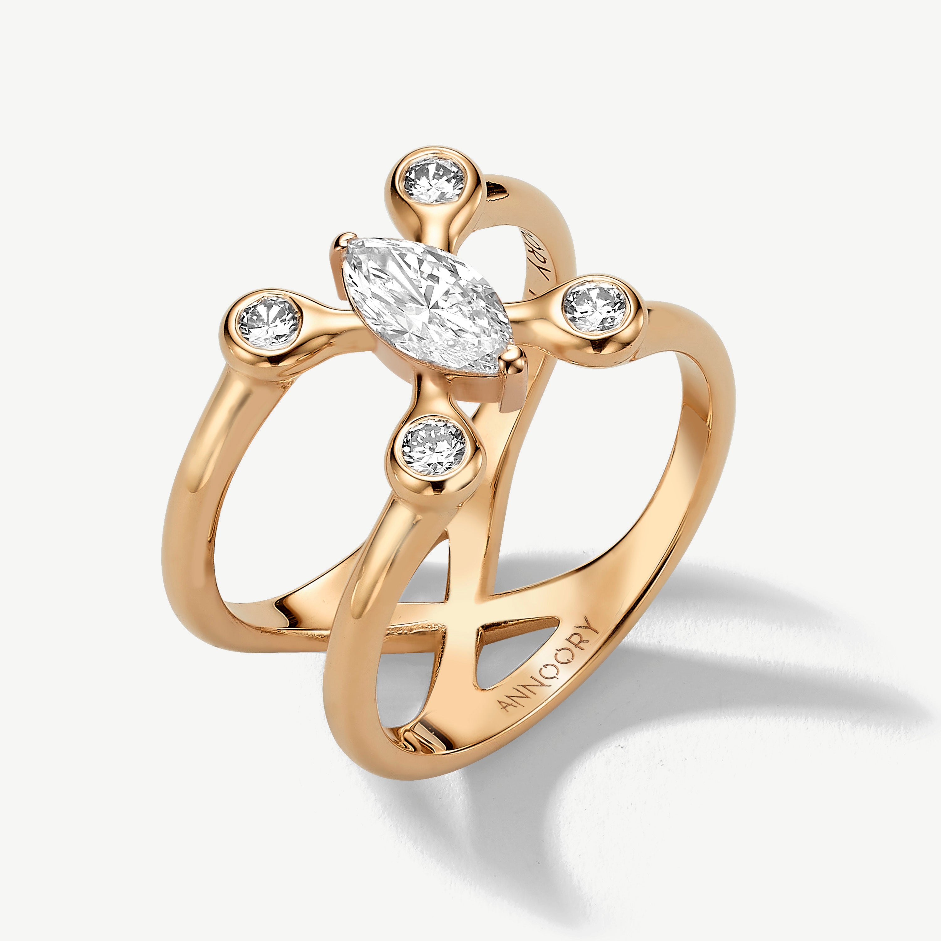 Cosmic Transformer Diamond Pinky Ring