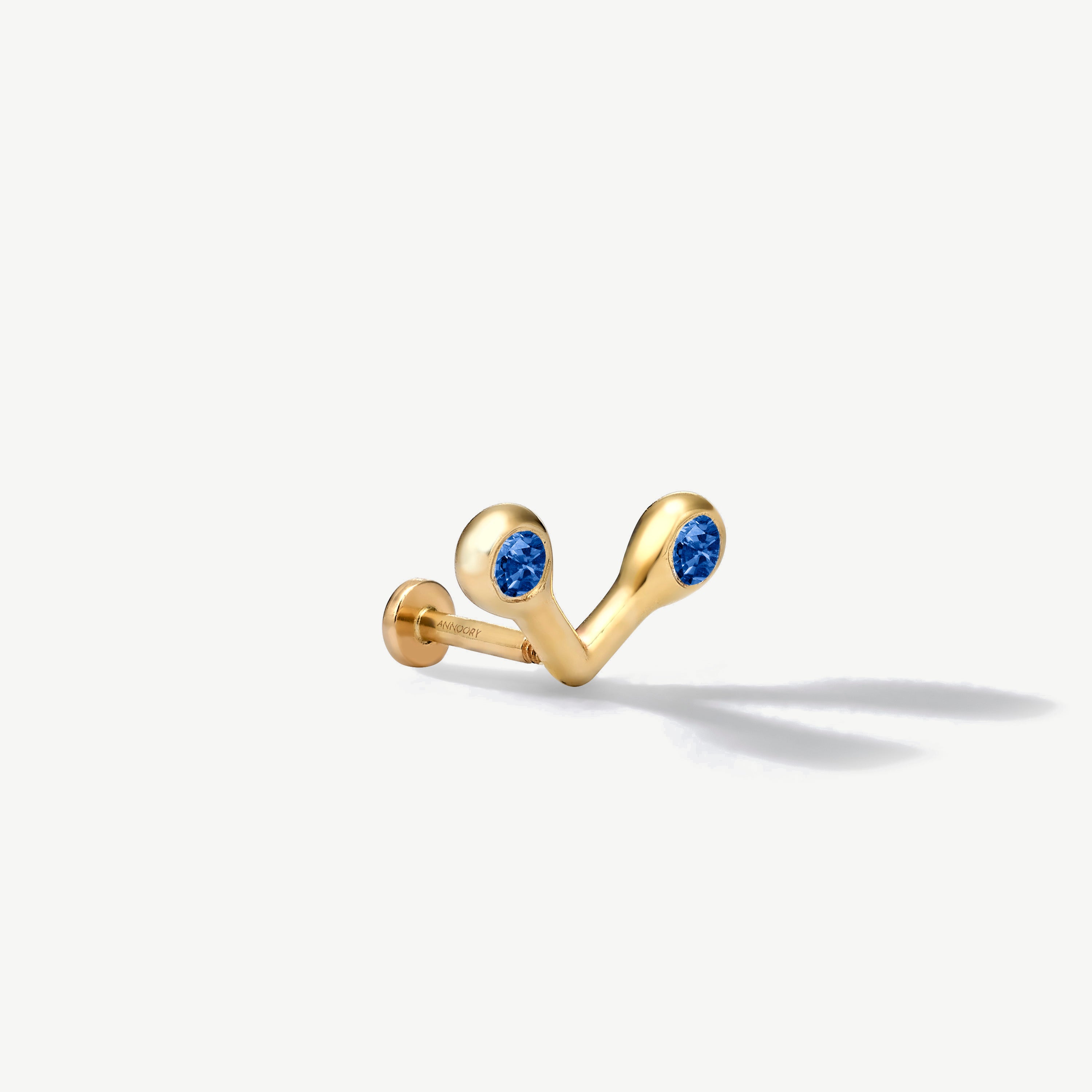 Half The Story Blue Sappire Helix